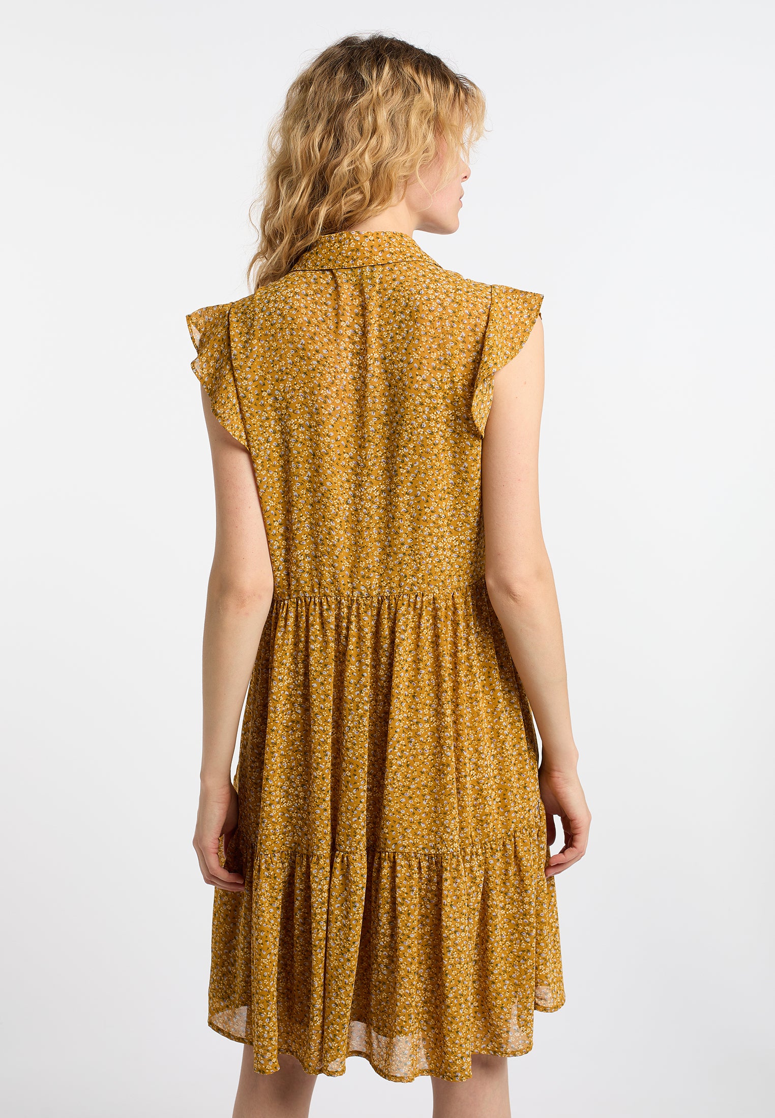 DreiMaster Vintage Damen Blusenkleid