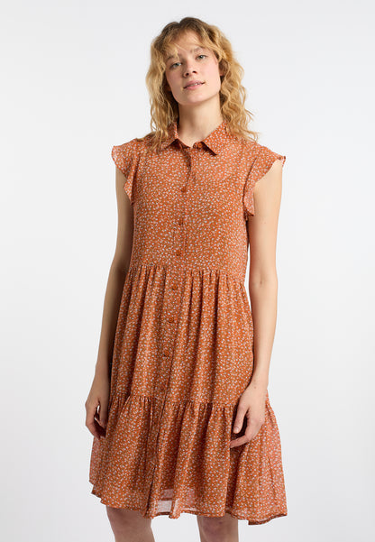 DreiMaster Vintage Damen Blusenkleid