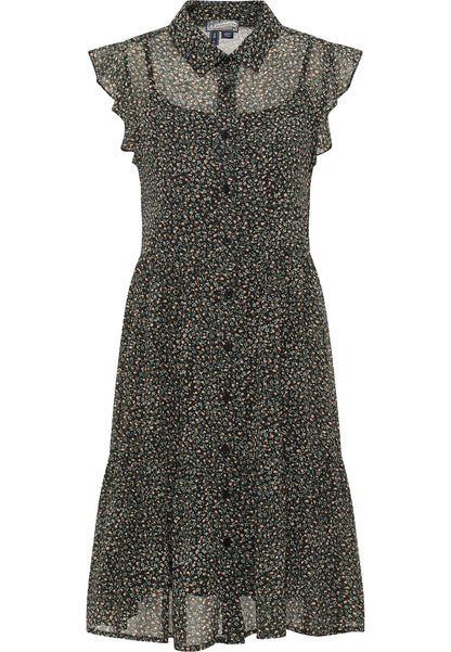 DreiMaster Vintage Damen Blusenkleid