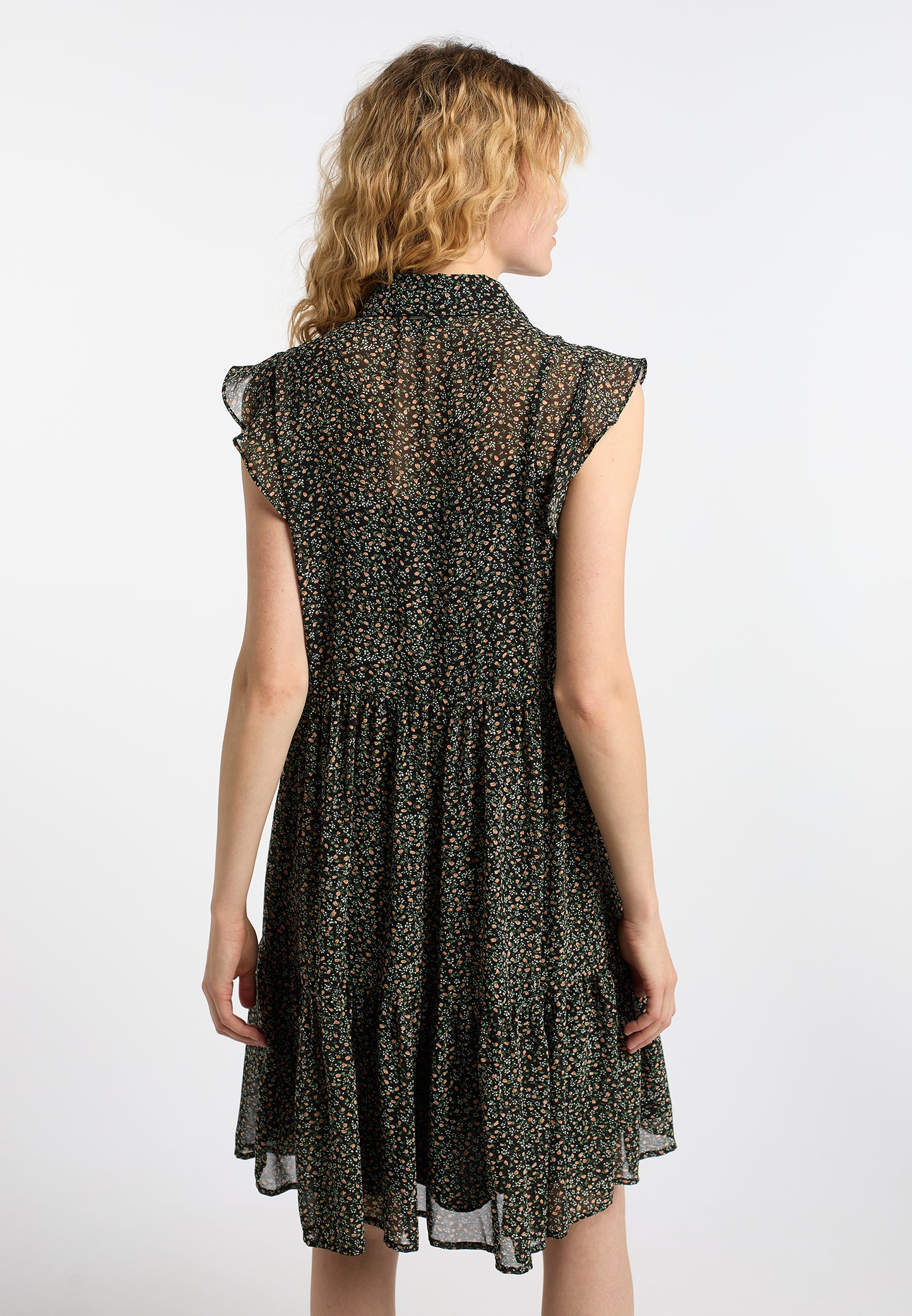 DreiMaster Vintage Damen Blusenkleid