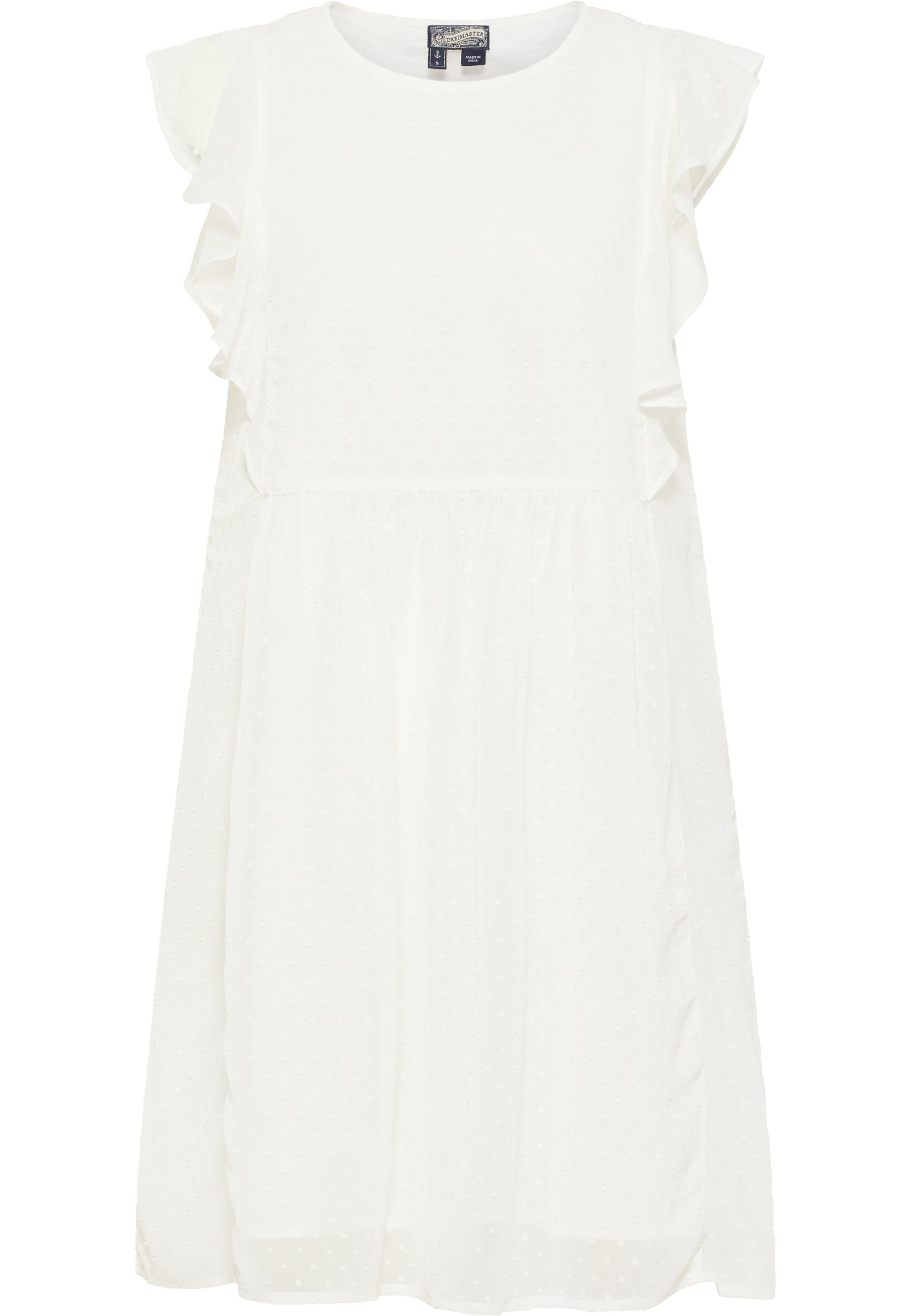 Dreimaster vintage Women's Midi Dress With Ruffles