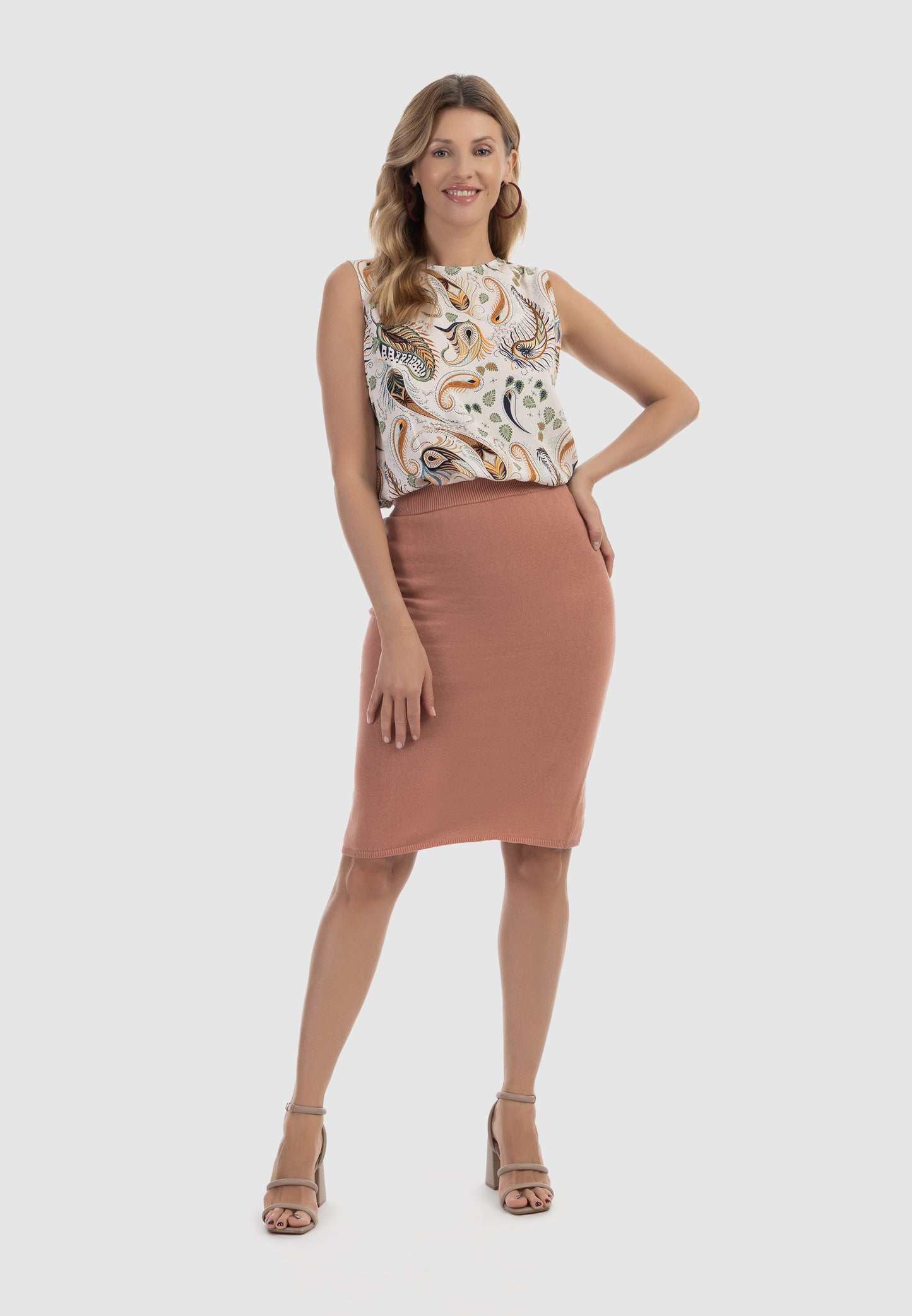 Albee Women's Knit Midi Skirt