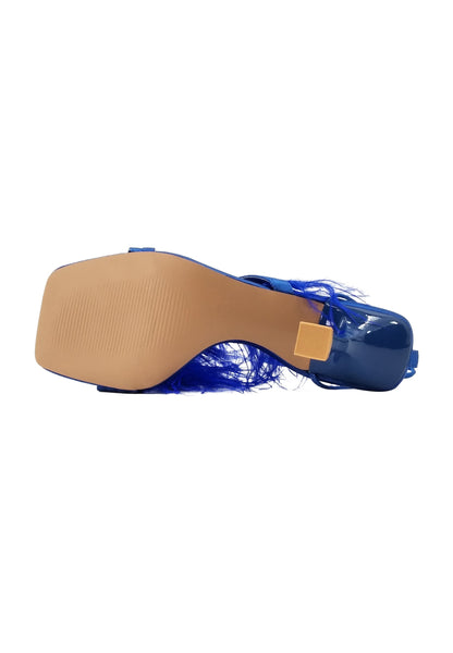 Faina Women's Sandal With Feathers