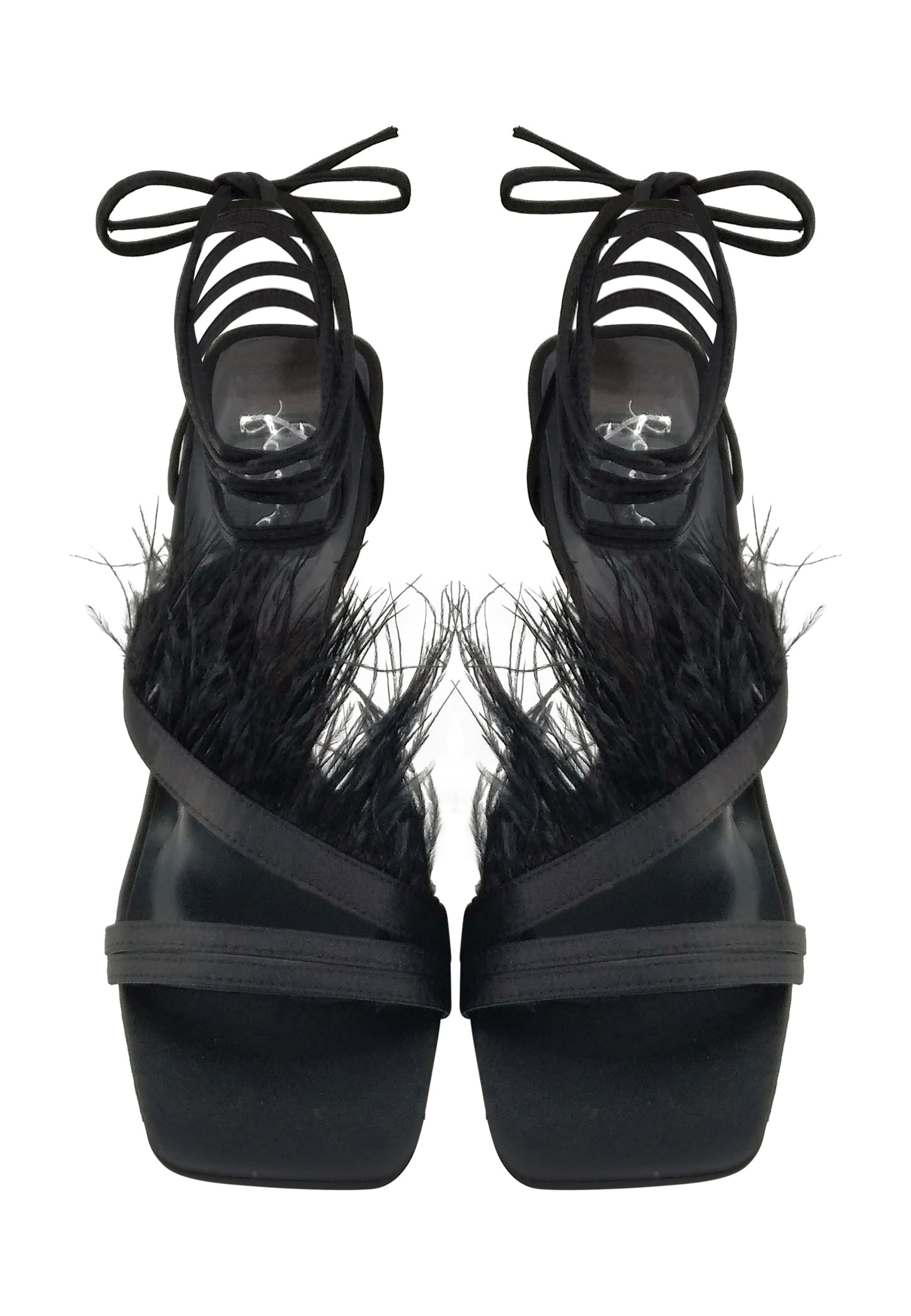 Faina Women's Sandal With Feathers