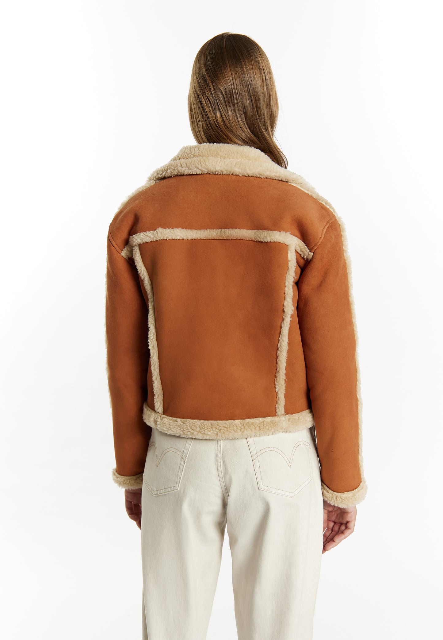 DreiMaster Vintage Damen Leder Biker Jacke
