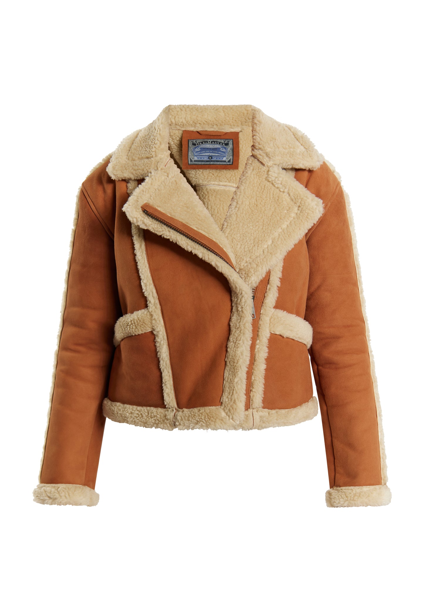 DreiMaster Vintage Damen Leder Biker Jacke