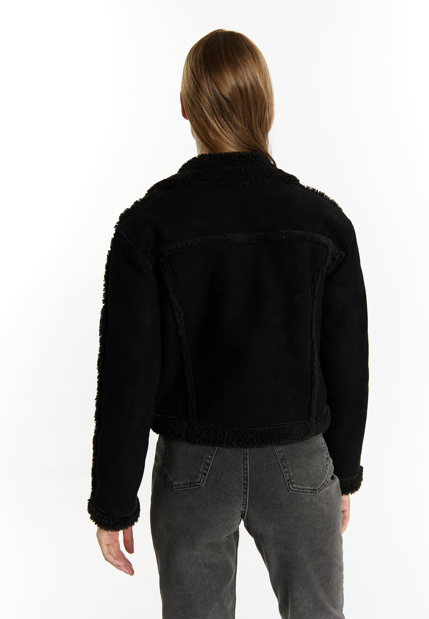 DreiMaster Vintage Damen Leder Biker Jacke