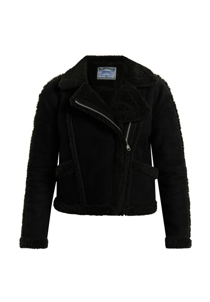 DreiMaster Vintage Damen Leder Biker Jacke