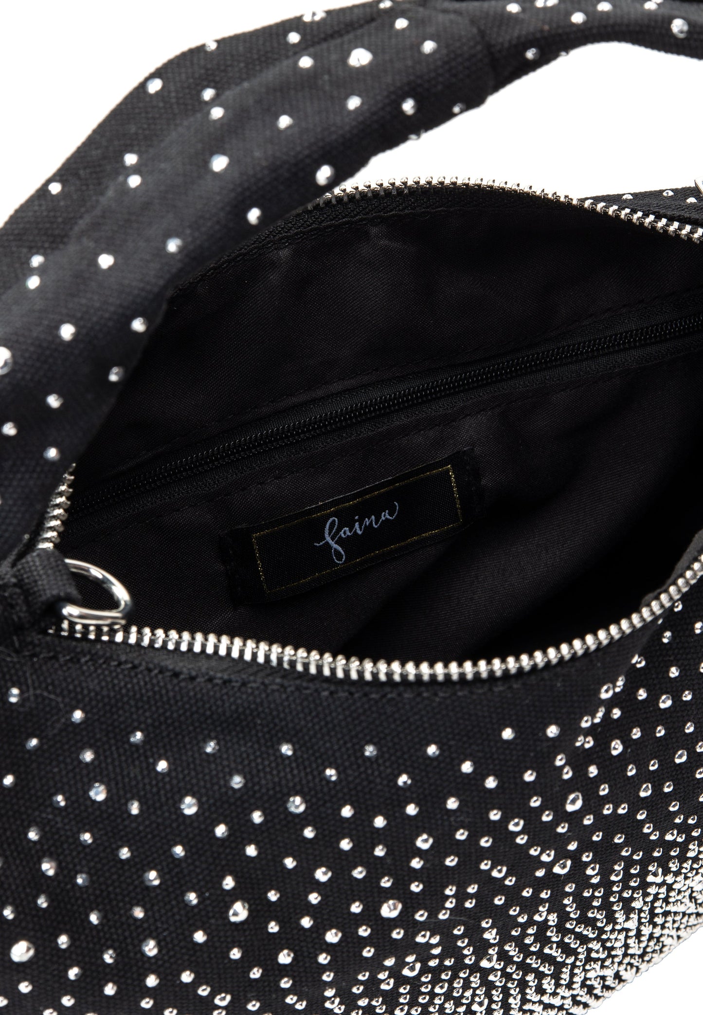 Faina Women's Shoulder Bag With Rhinestones