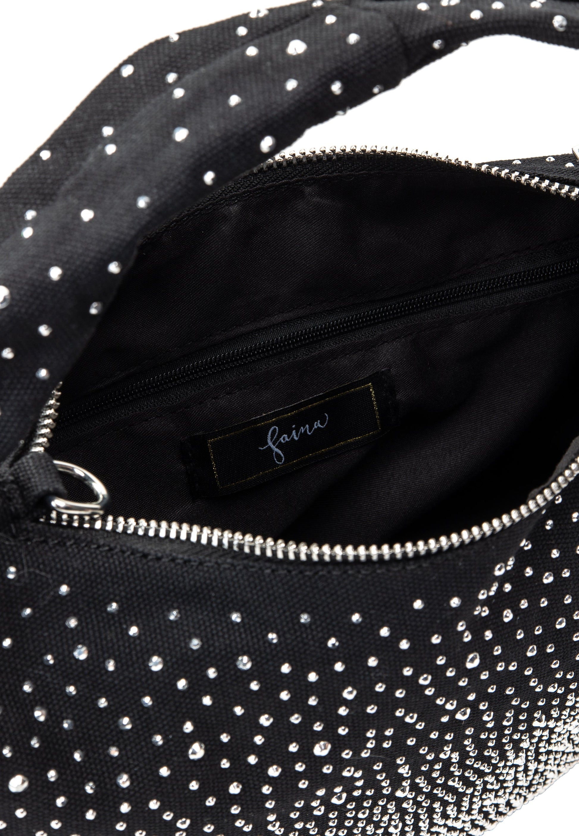 Faina Women's Shoulder Bag With Rhinestones