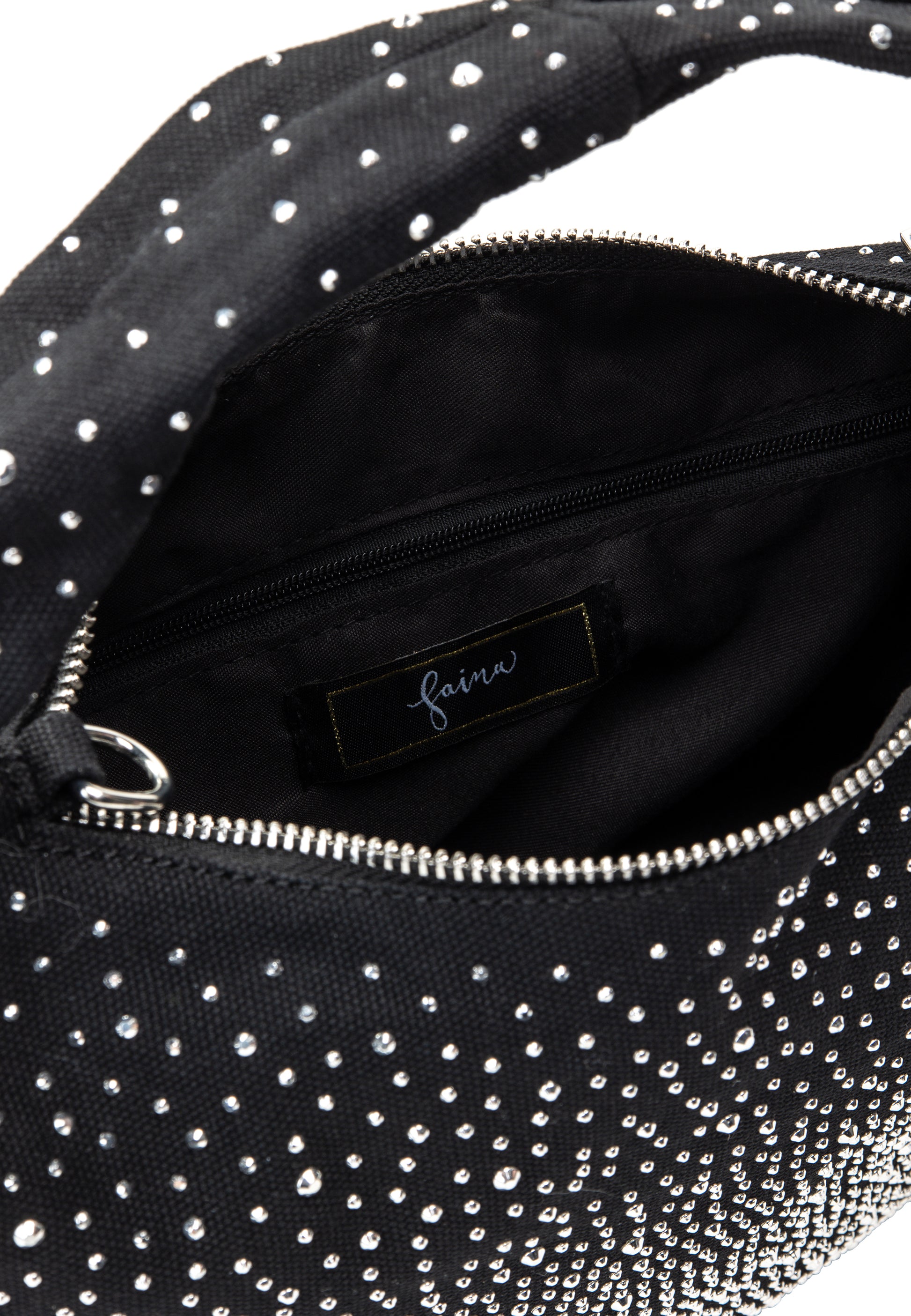 Faina Women's Shoulder Bag With Rhinestones
