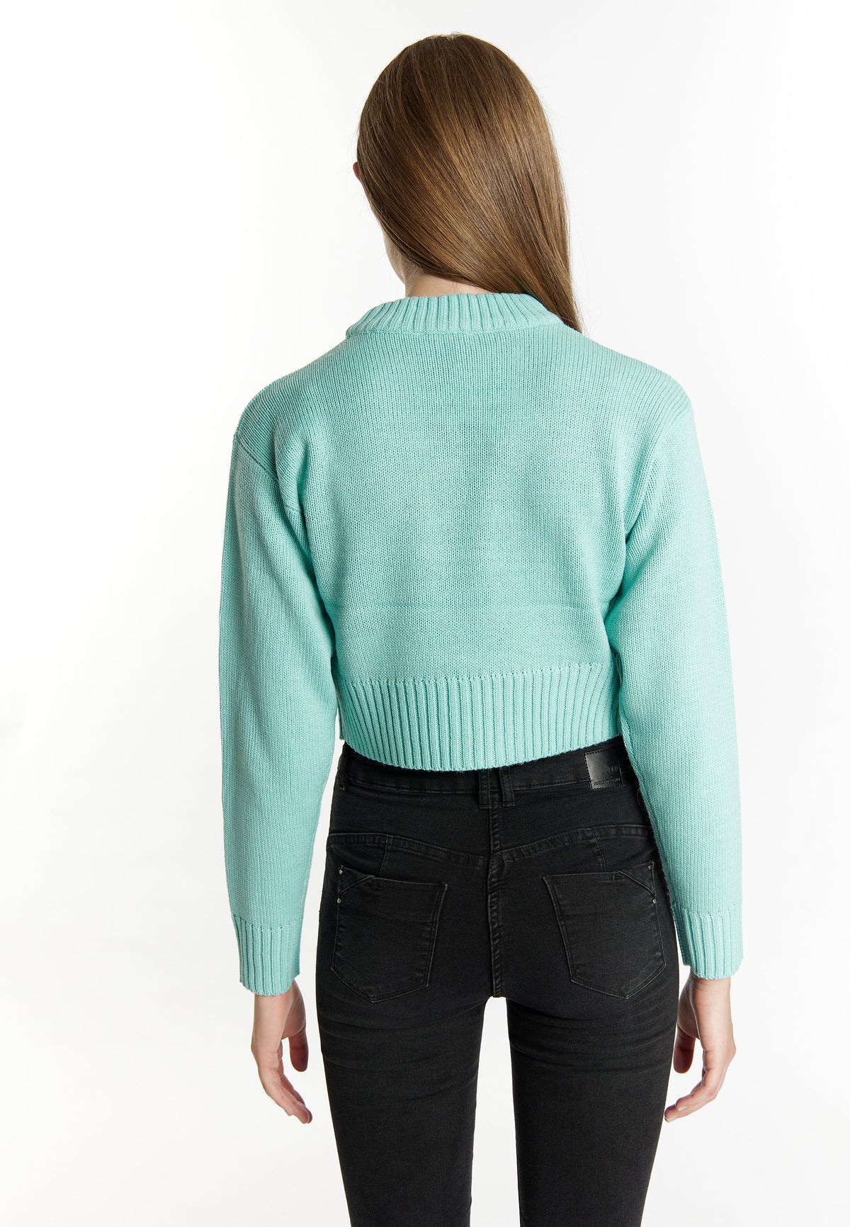 Mymo Women's Cropped Sweater