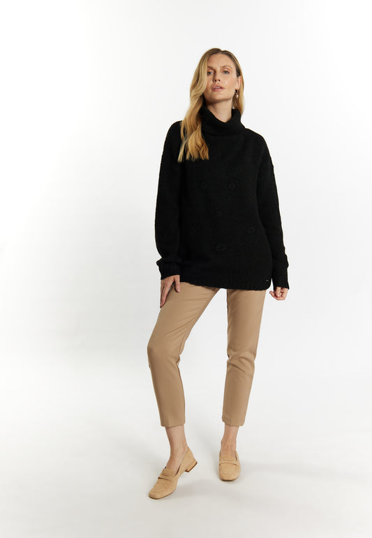 Damski sweter z golfem usha