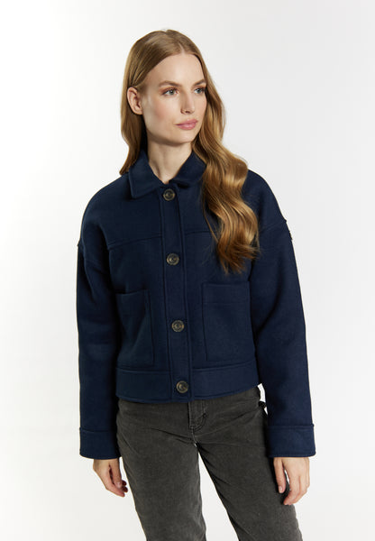 DreiMaster Vintage Damen �bergangsjacke aus einer Wollmischung