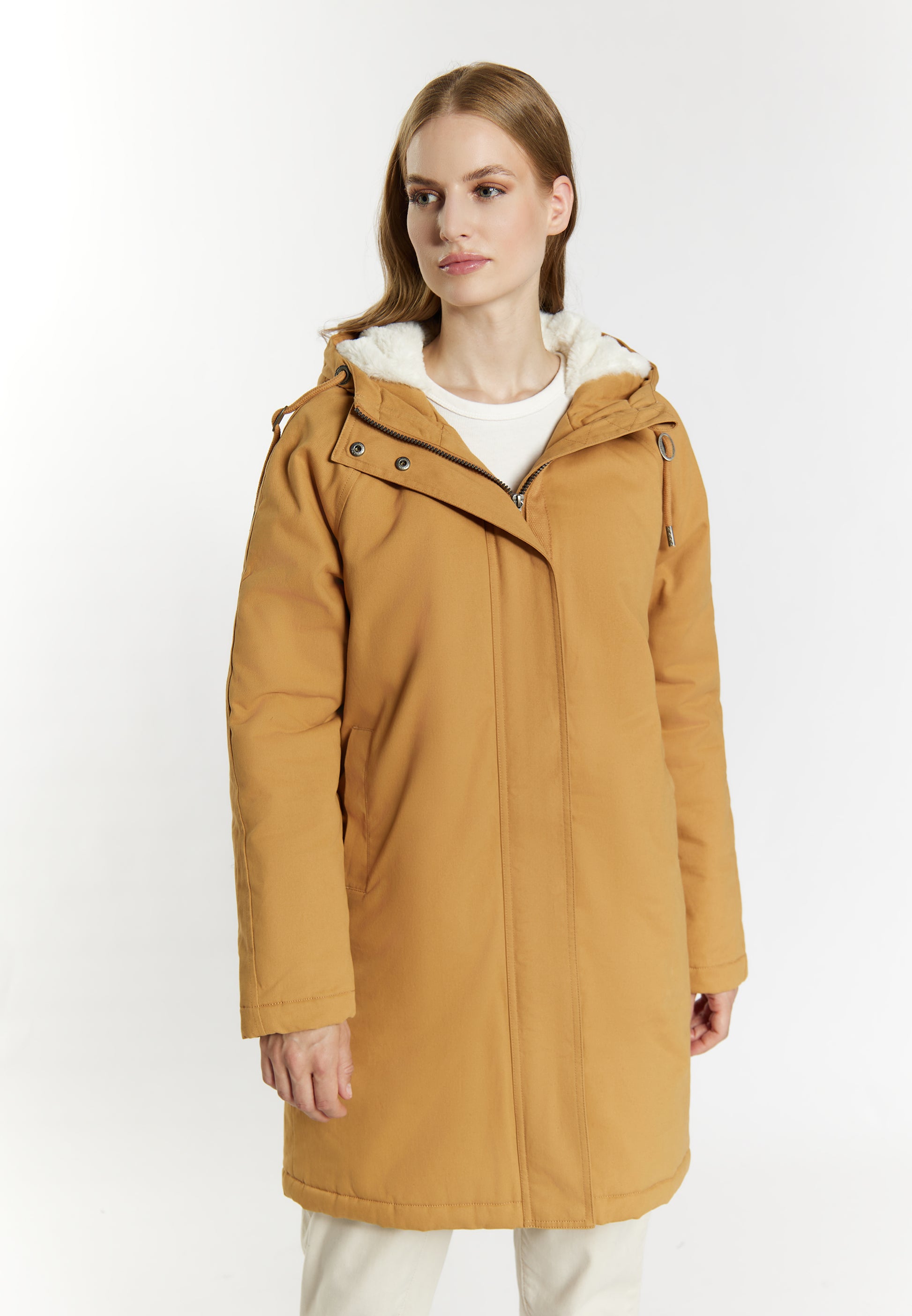 DreiMaster Vintage Women's Winter Parka + Shopping Bag Set