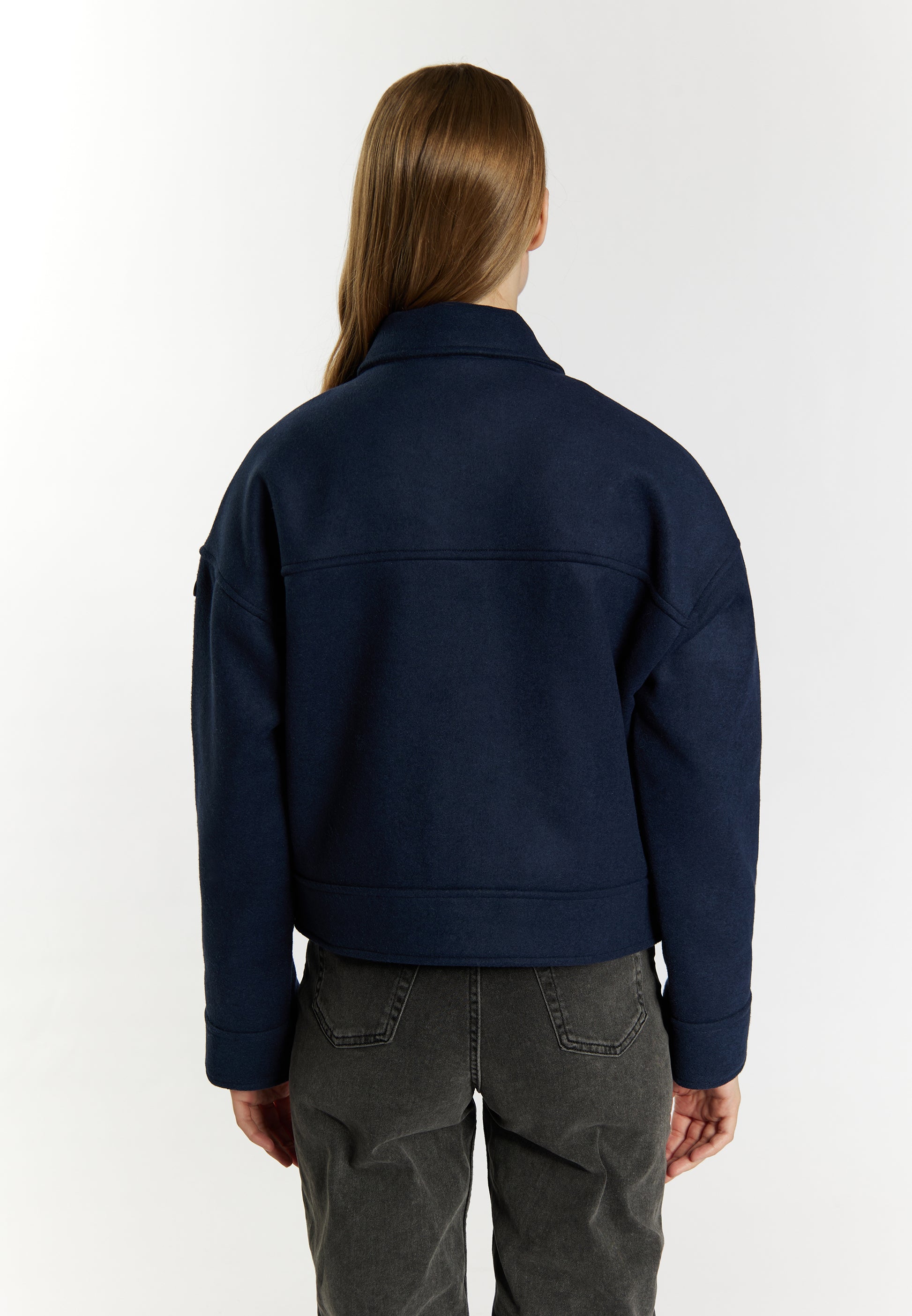 DreiMaster Vintage Damen �bergangsjacke aus einer Wollmischung