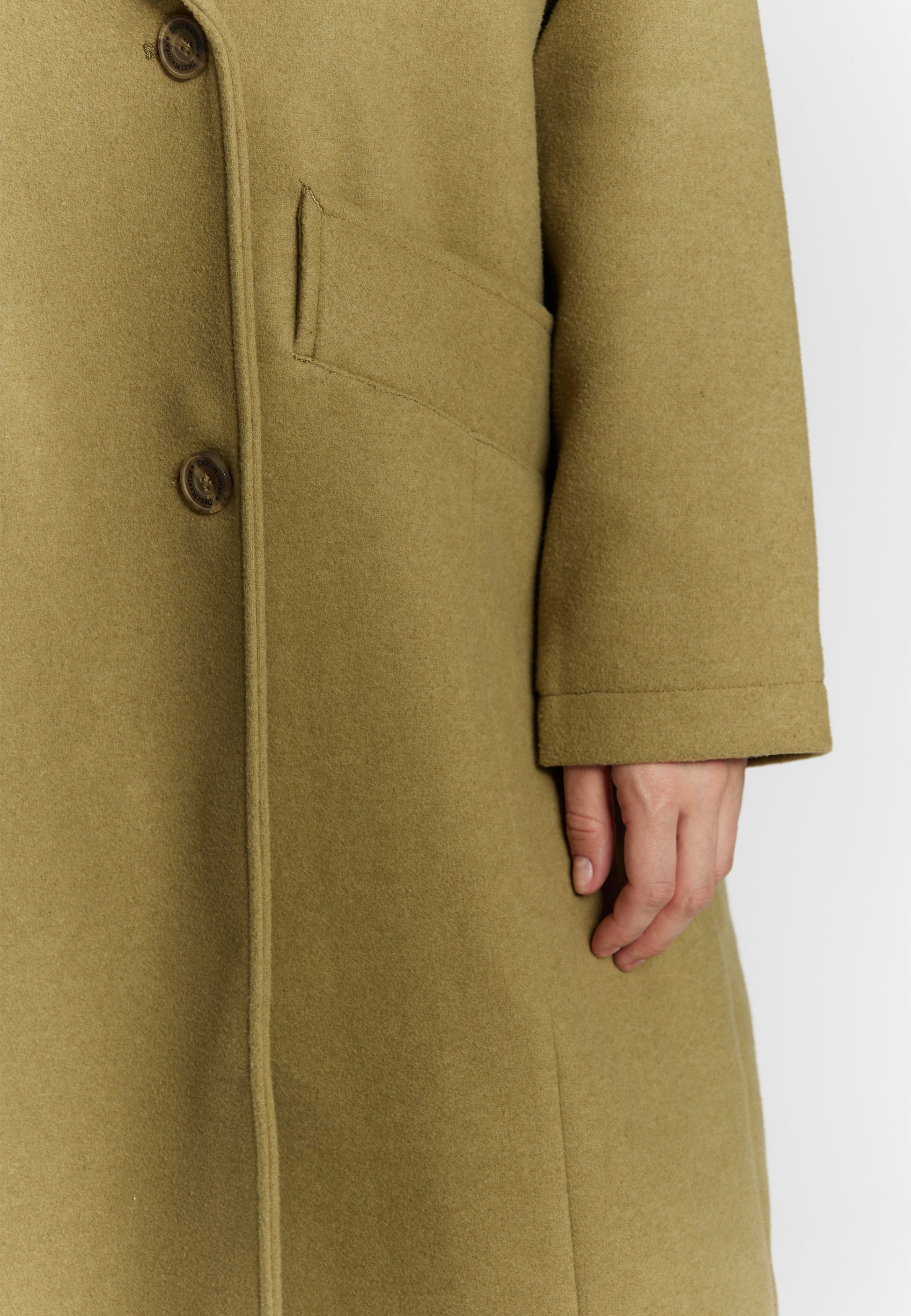 DreiMaster Vintage Women's Transitional Coat Made Of Wool Blend