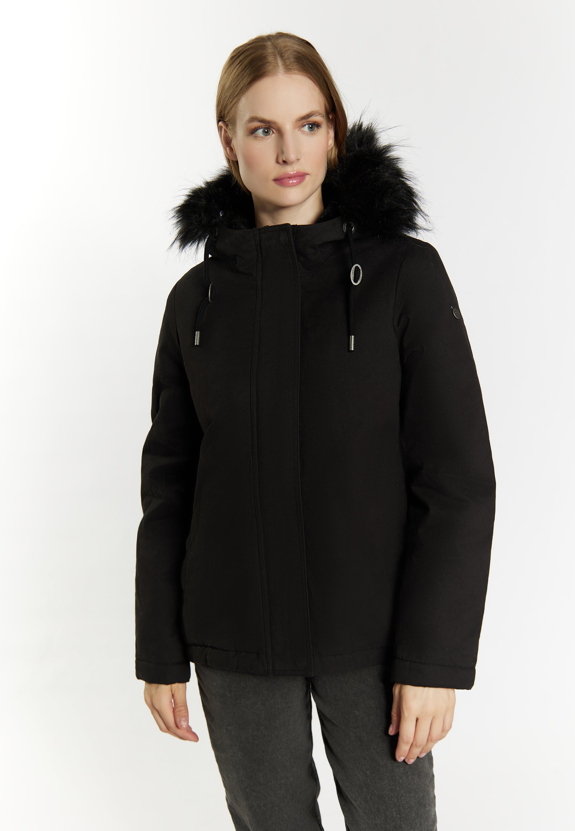 DreiMaster Vintage Damen Winterjacke + Einkaufstasche Set