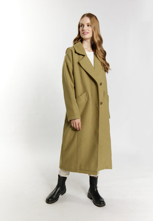 DreiMaster Vintage Damen �bergangsmantel aus Wollmischung