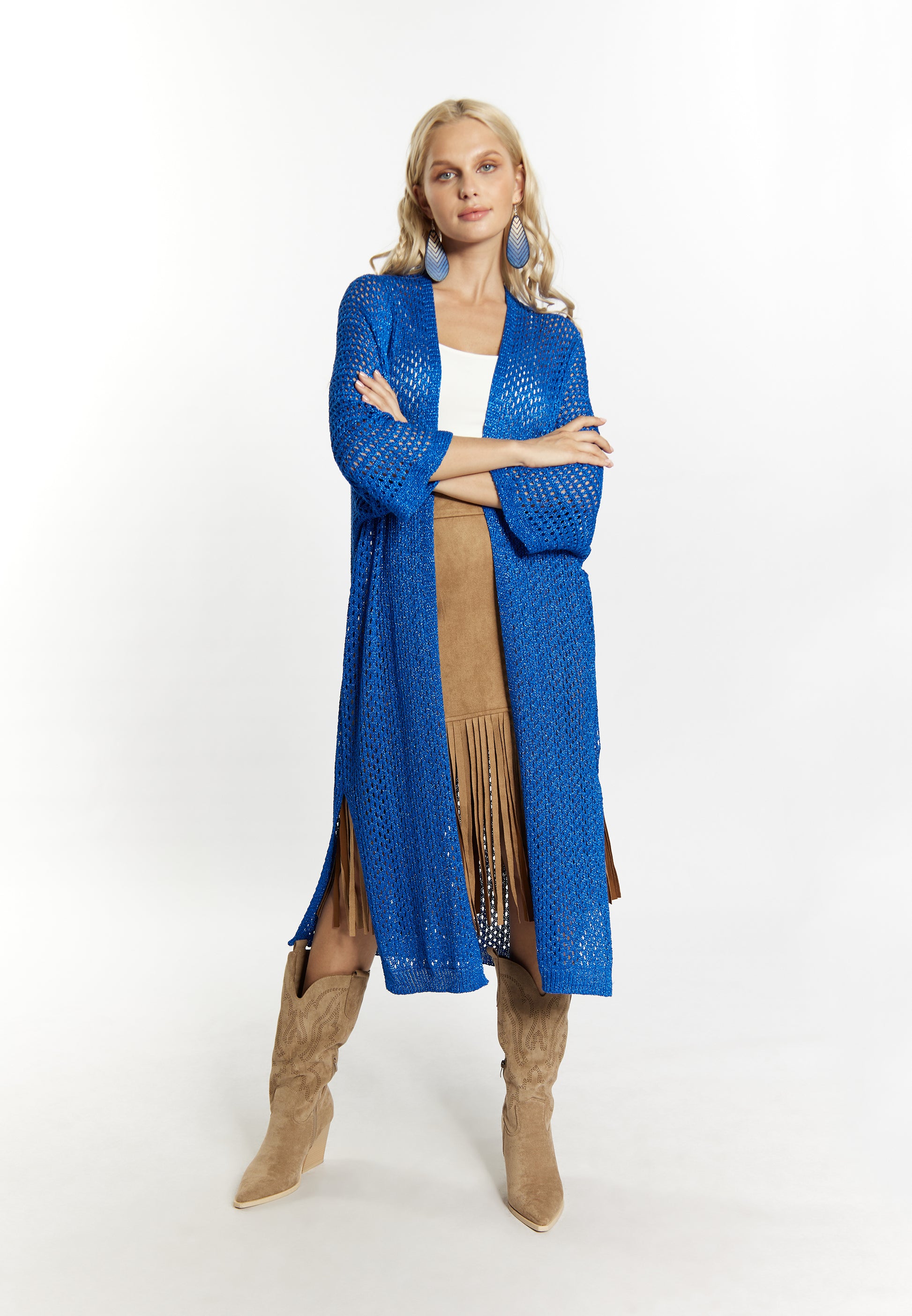 IZIA Damen Strickjacke