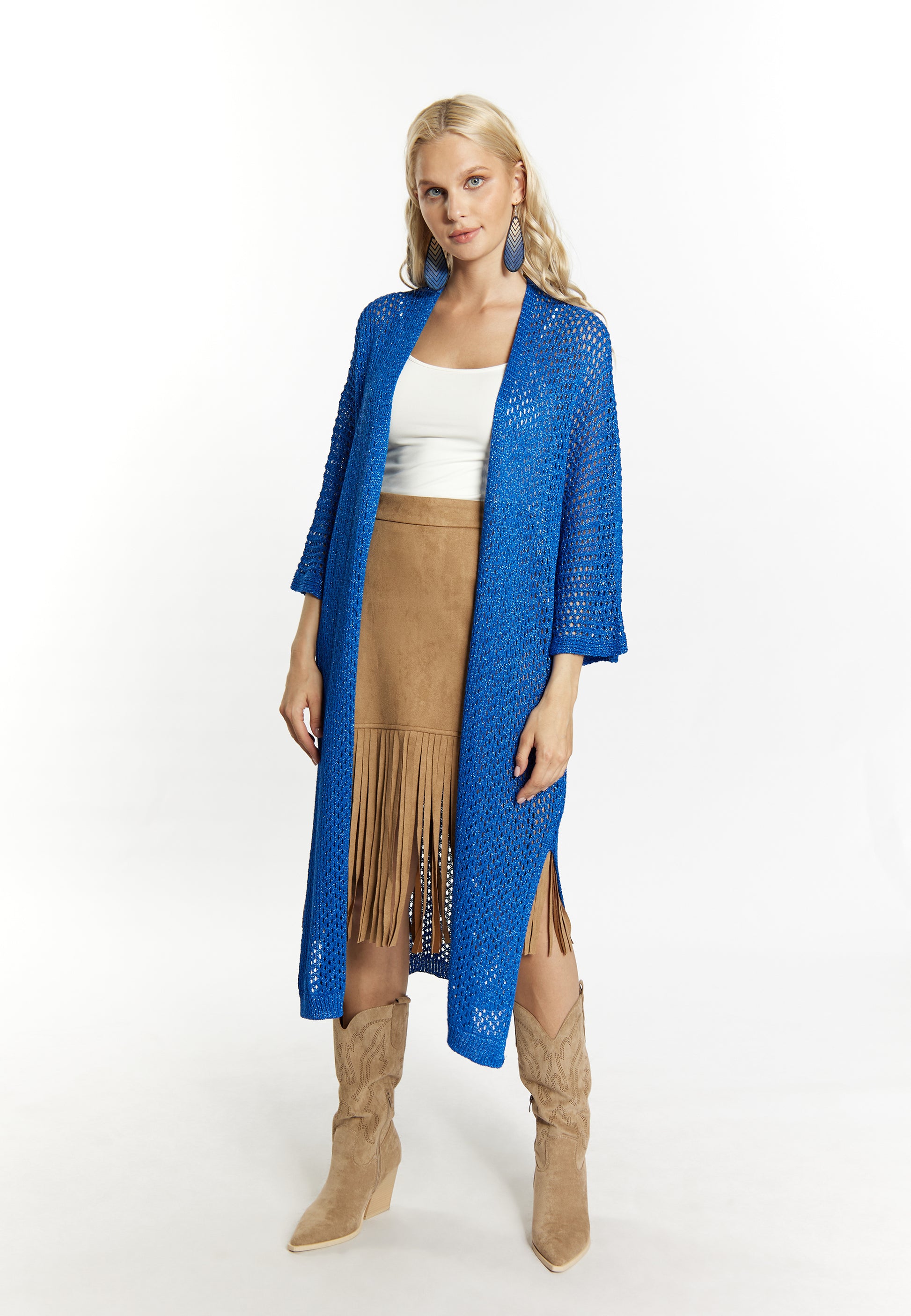 IZIA Damen Strickjacke