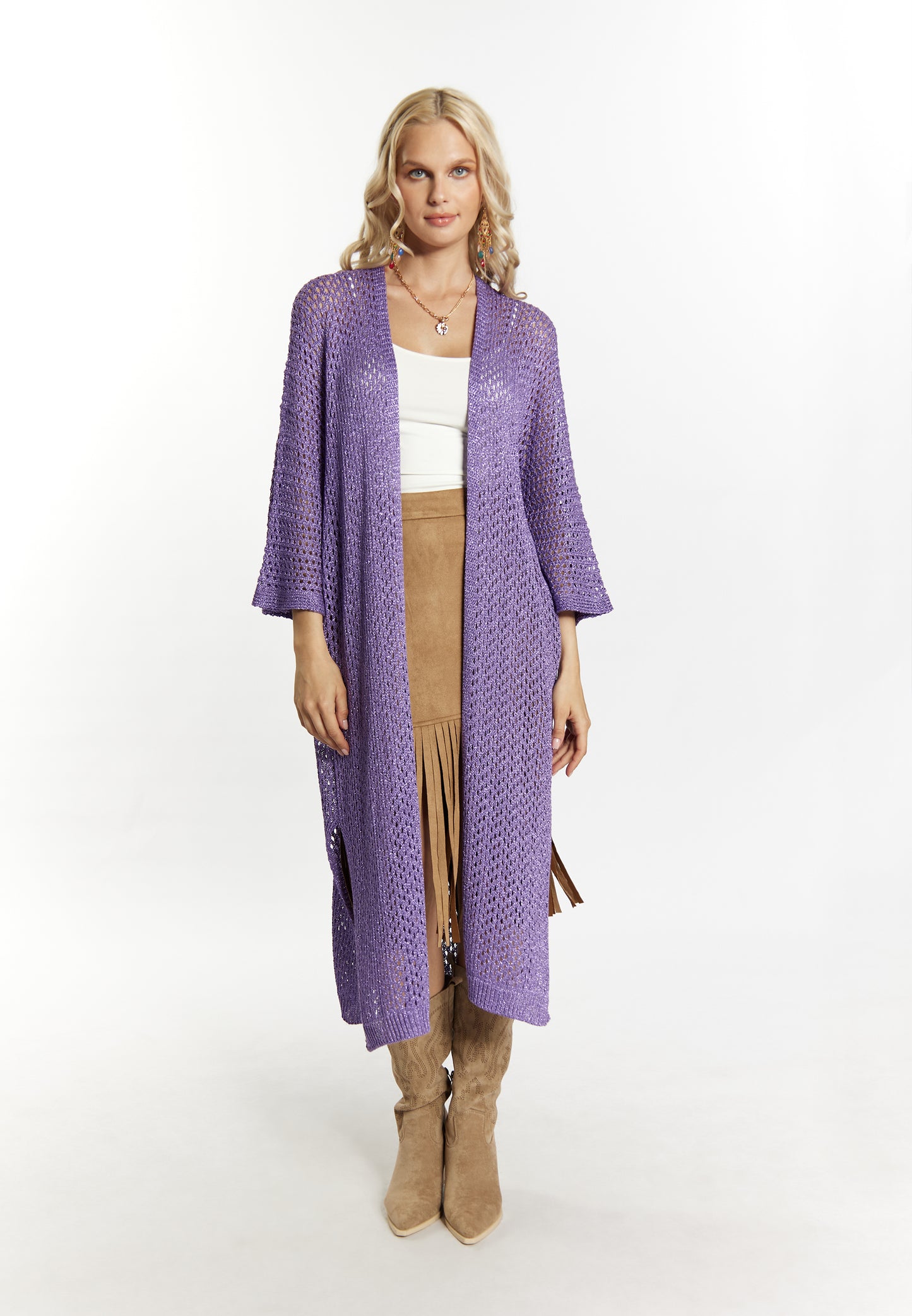 IZIA Damen Strickjacke