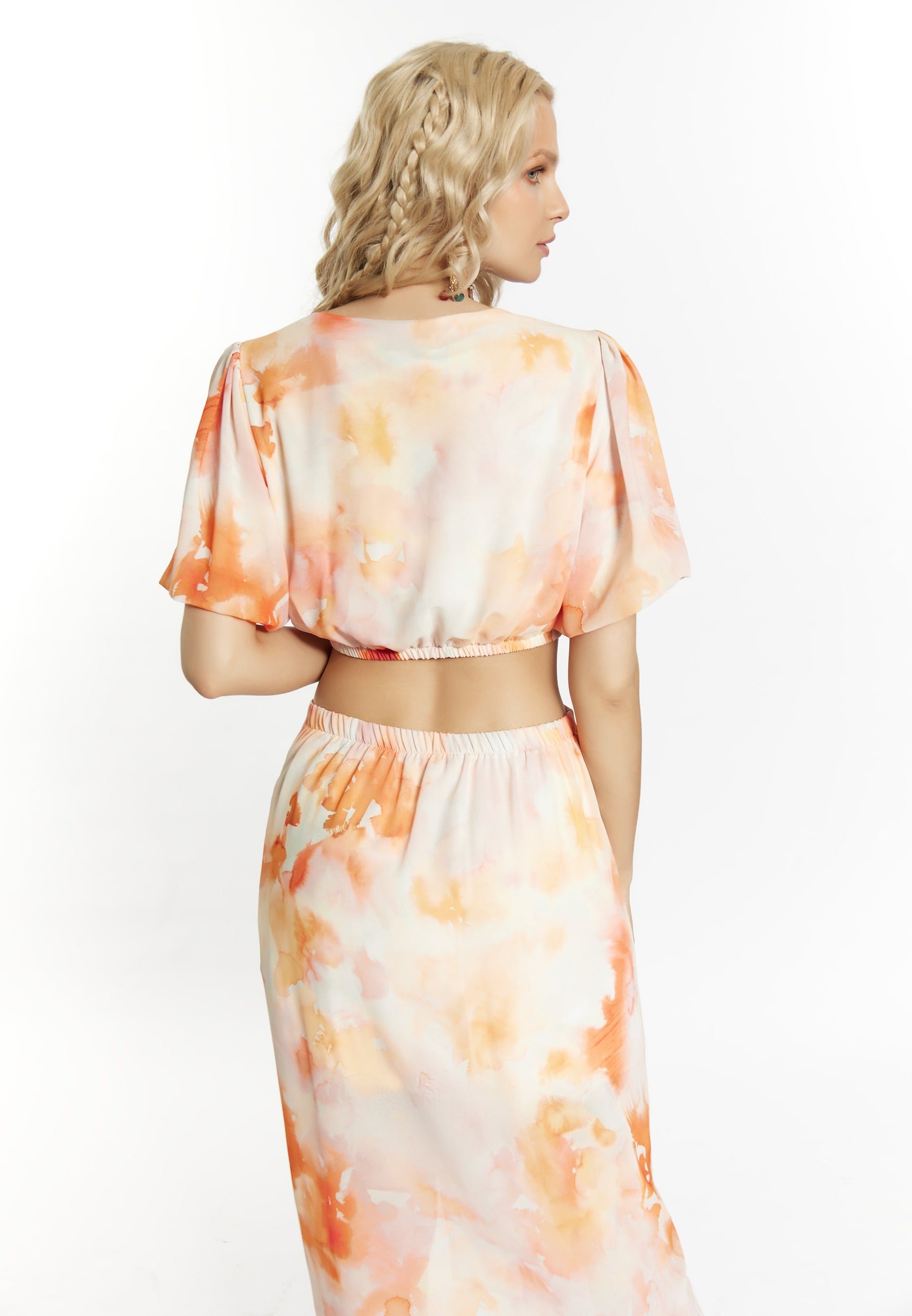 Izia Women's Blouse With A Tie-Dye Pattern