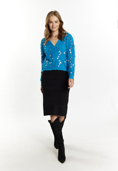 IZIA Damen Strickjacke