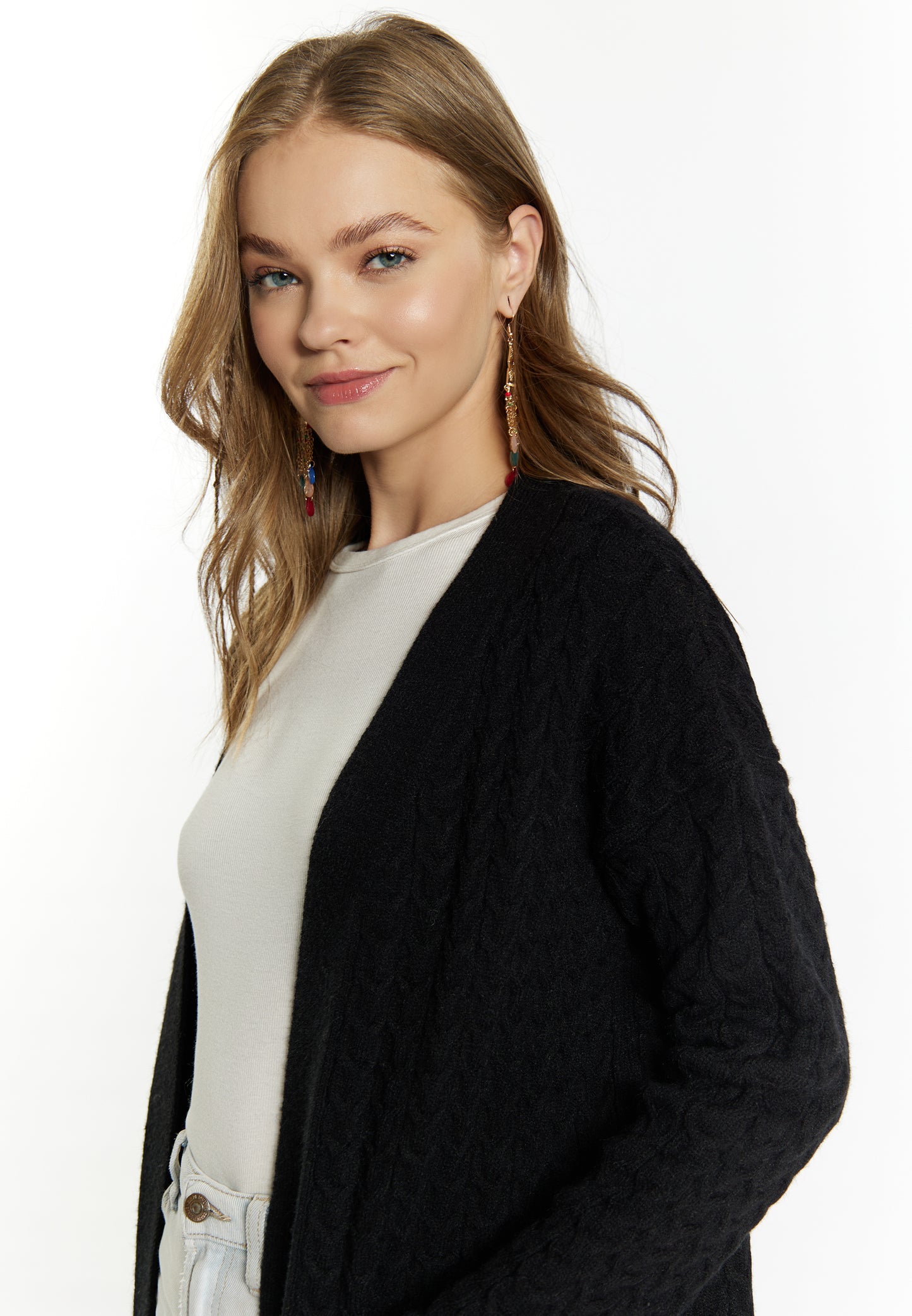 IZIA Damen Strickjacke