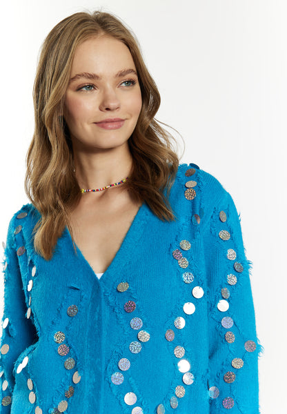IZIA Damen Strickjacke