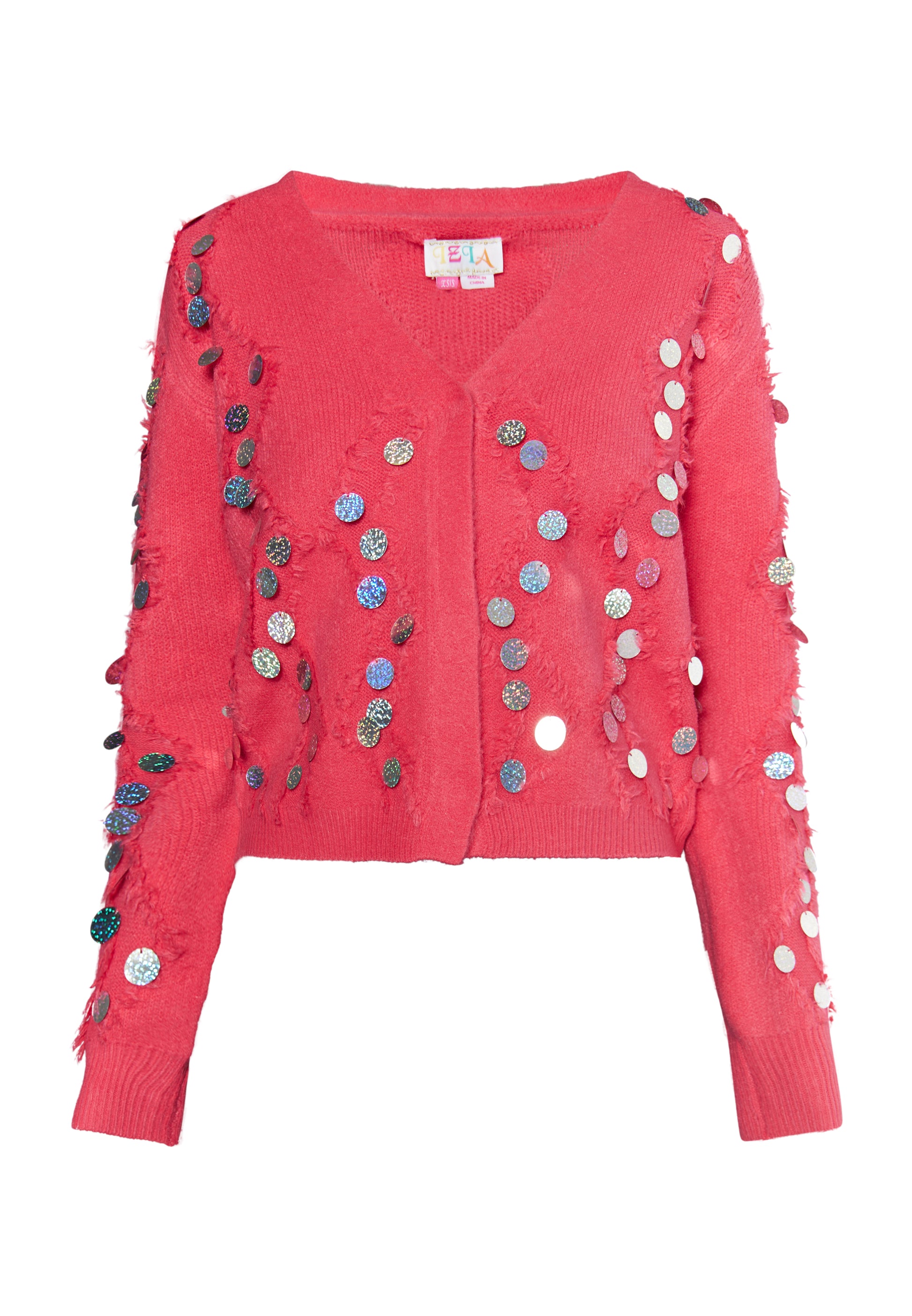 IZIA Damen Strickjacke