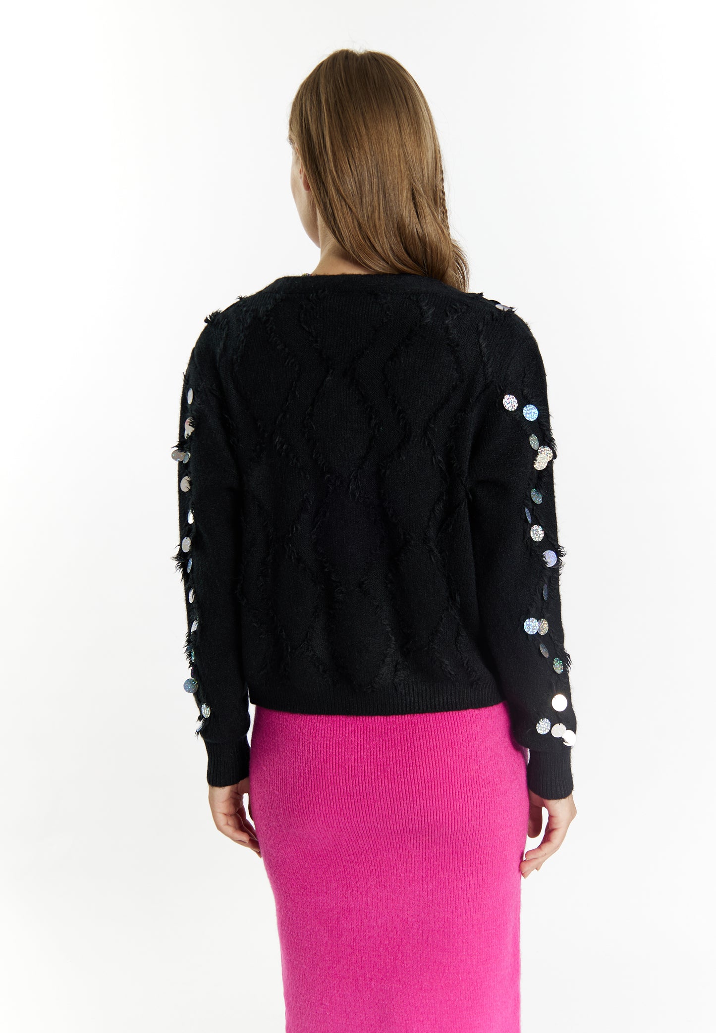 IZIA Damen Strickjacke