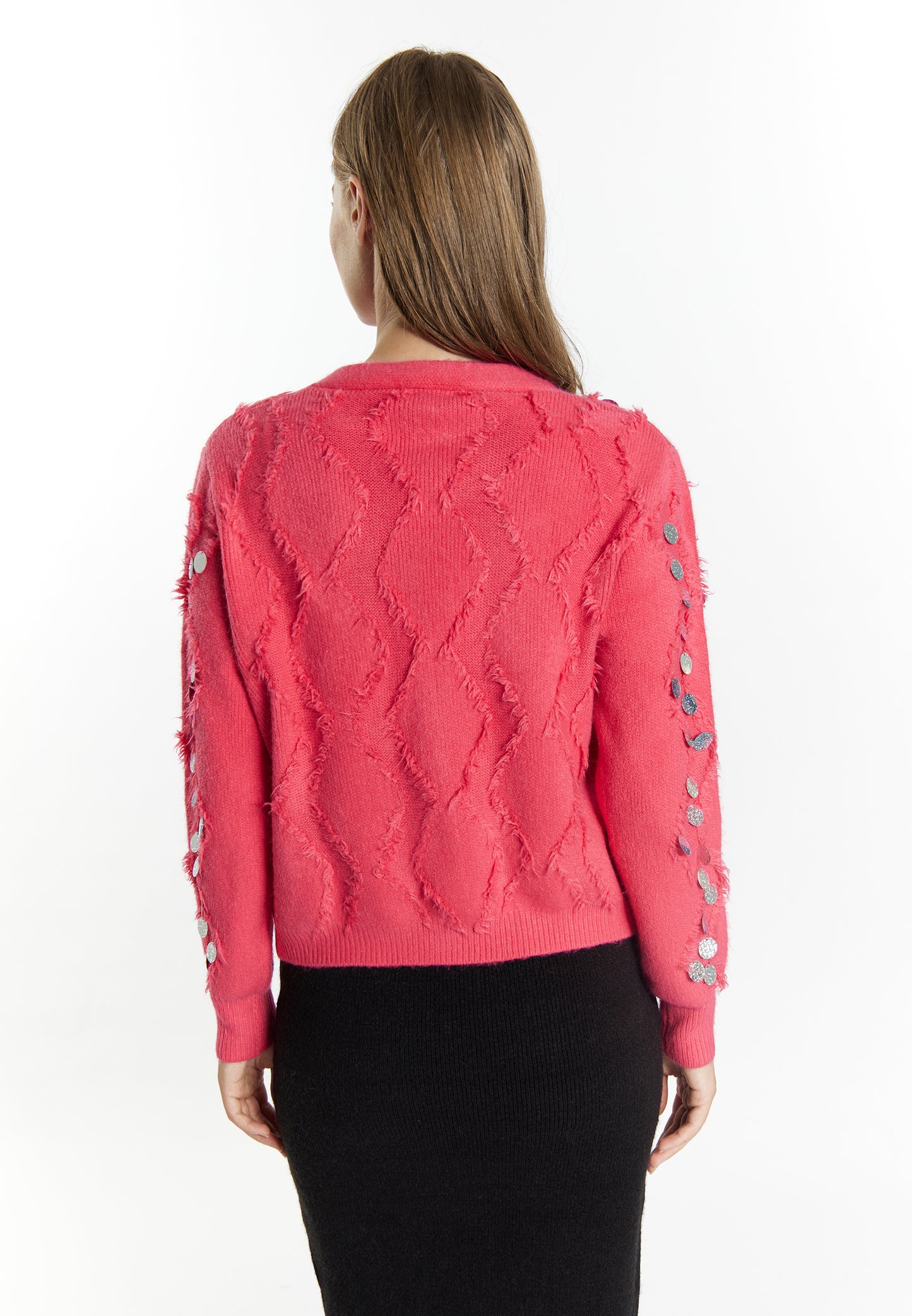 IZIA Damen Strickjacke