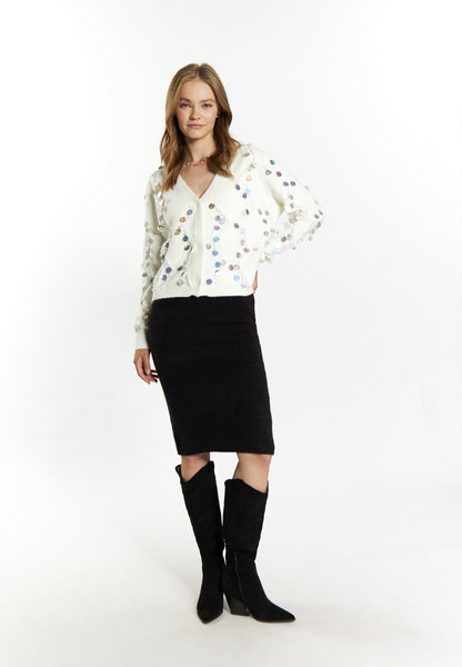IZIA Damen Strickjacke
