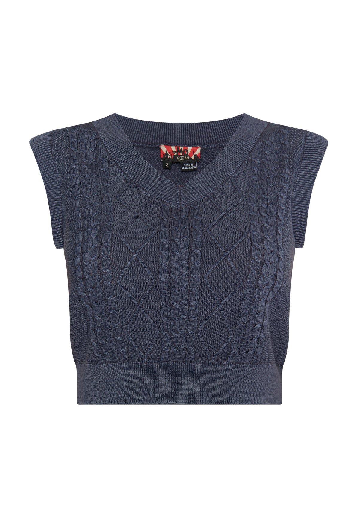 myMo ROCKS Damen Strickpullover Weste