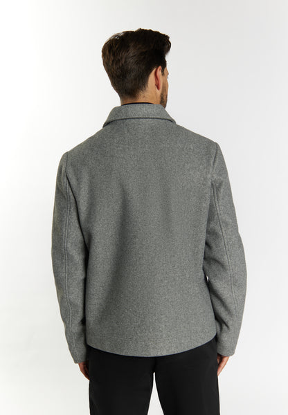 DreiMaster Klassik Herren �bergangsjacke in Wolloptik