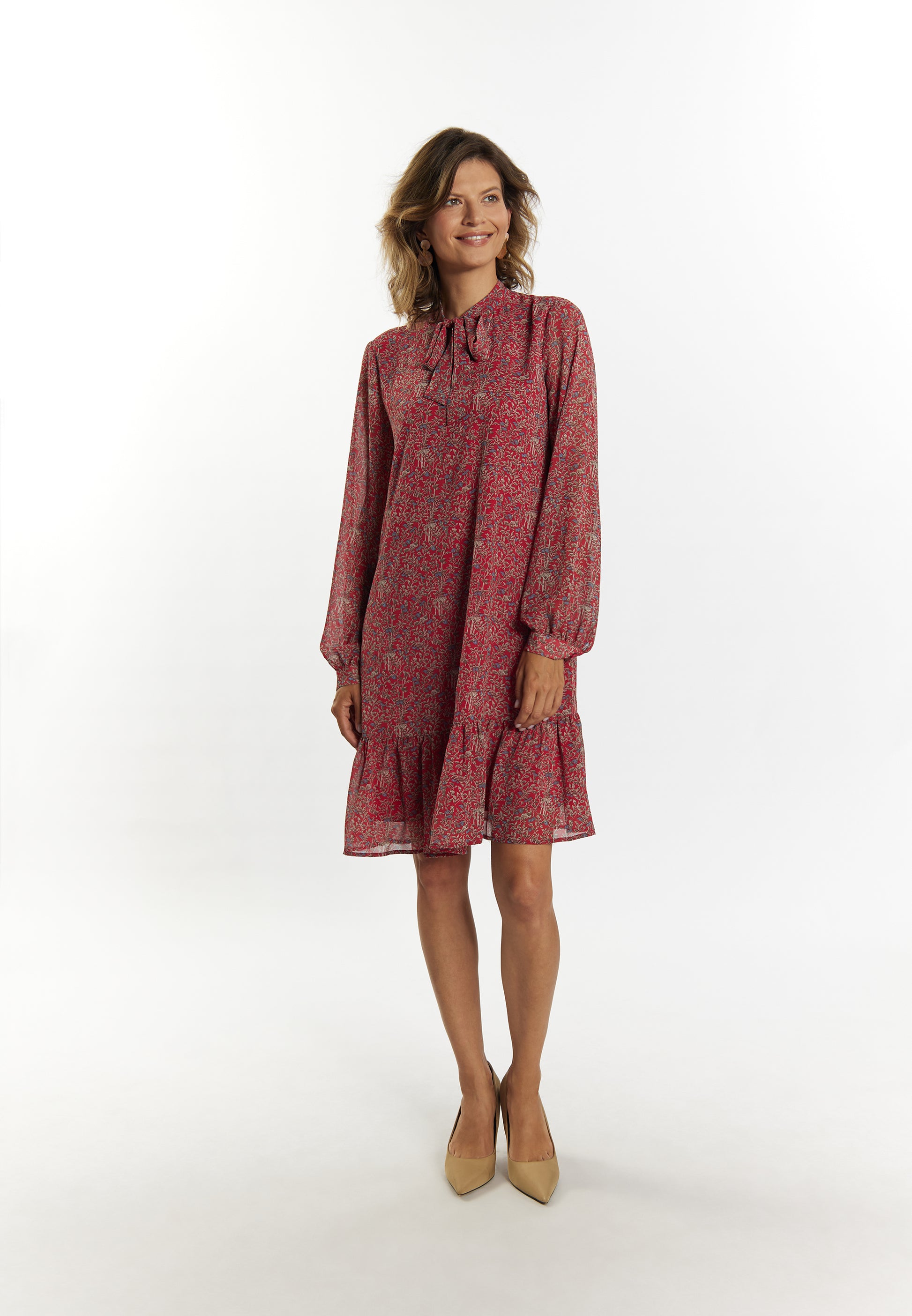 Albee Women's Midi Dress With Floral Print