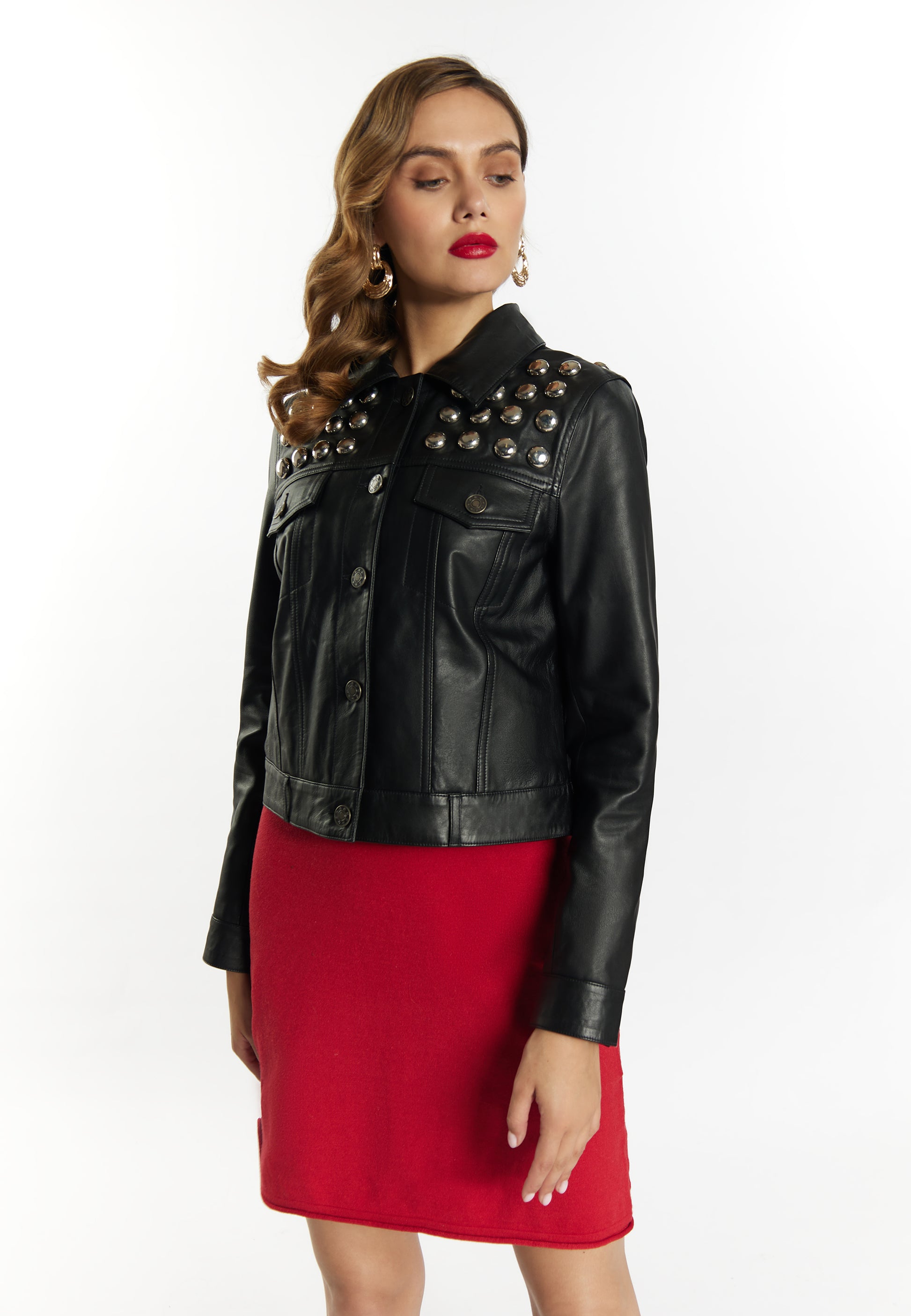 faina Lederjacke