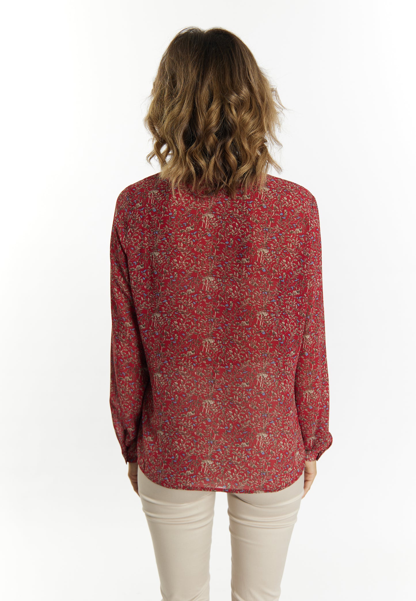 Albee Women's Tie Neck Blouse