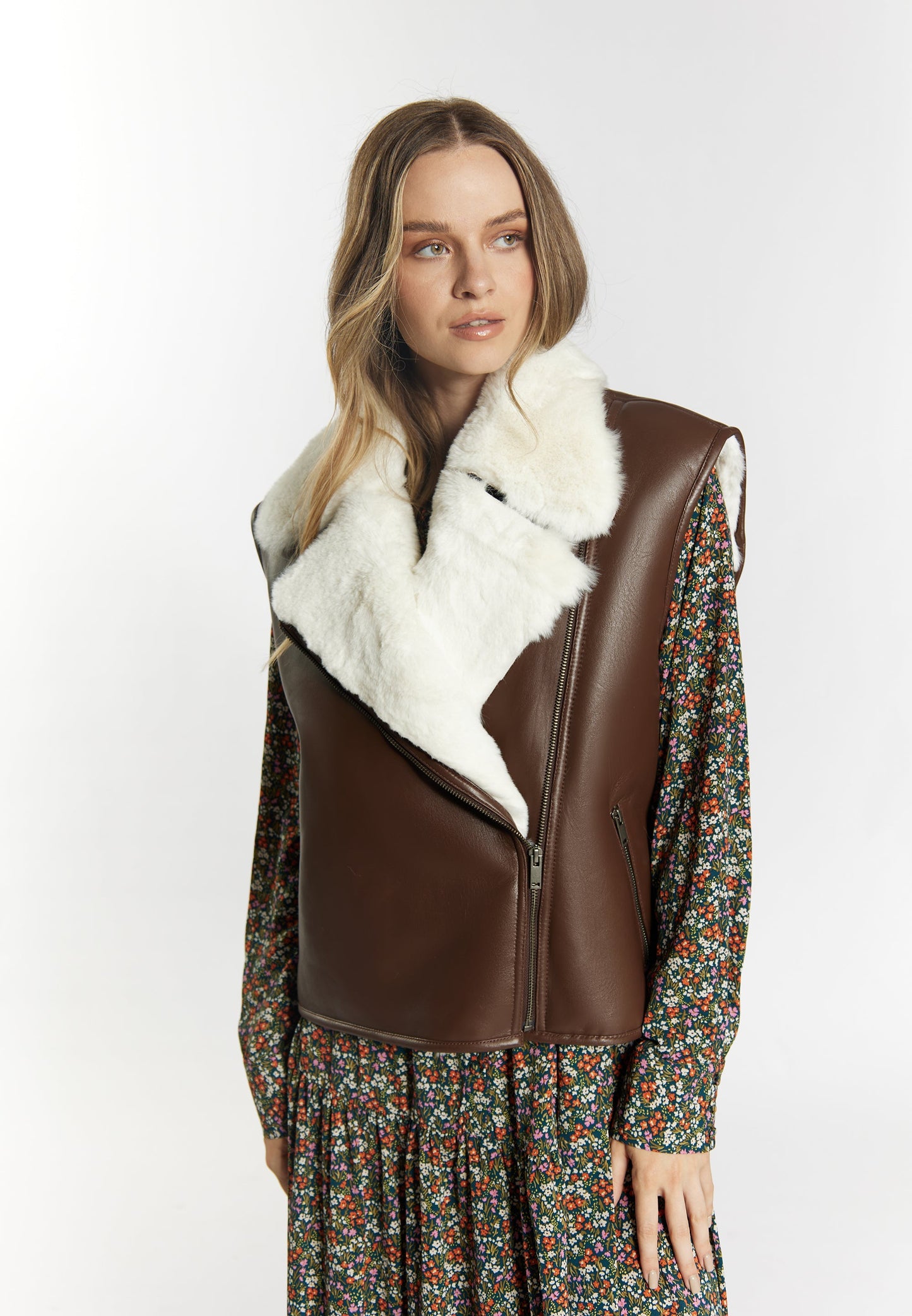 Dreimaster vintage Women's Leather Vest
