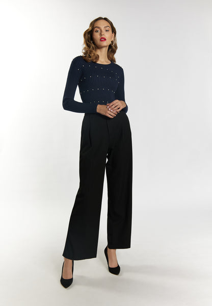 faina Pullover mit Strass-Steinen