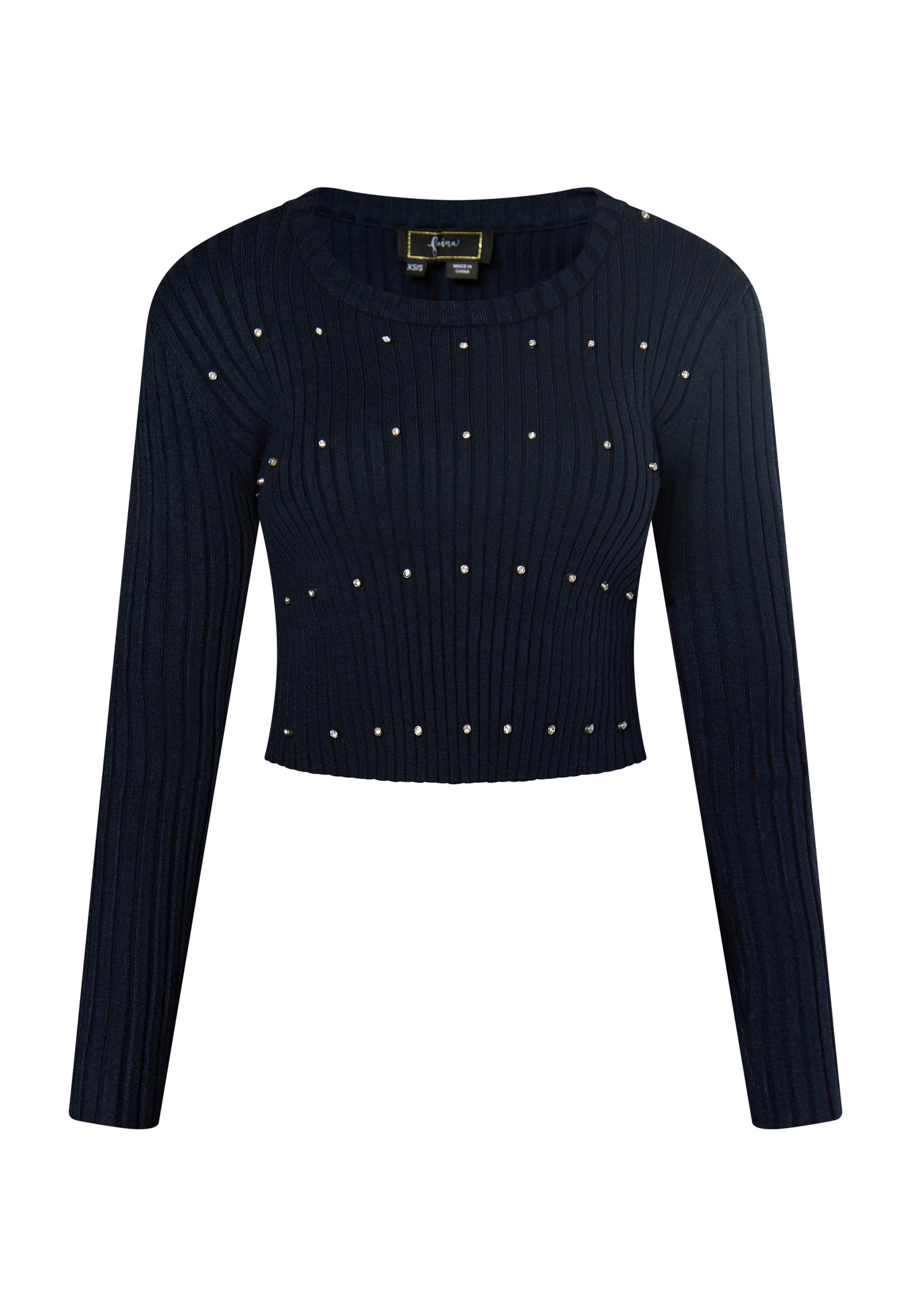 faina Pullover mit Strass-Steinen