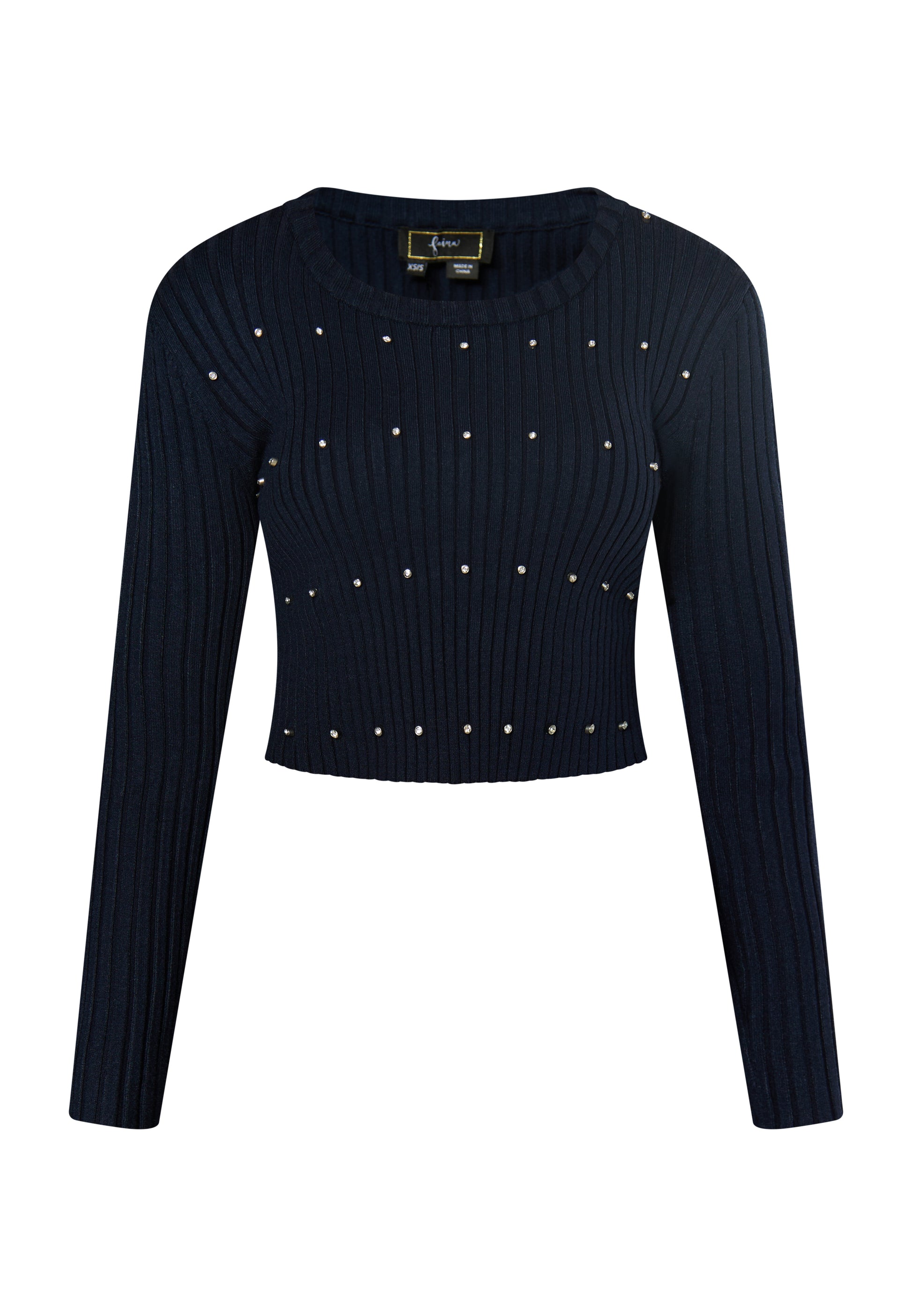 faina Pullover mit Strass-Steinen