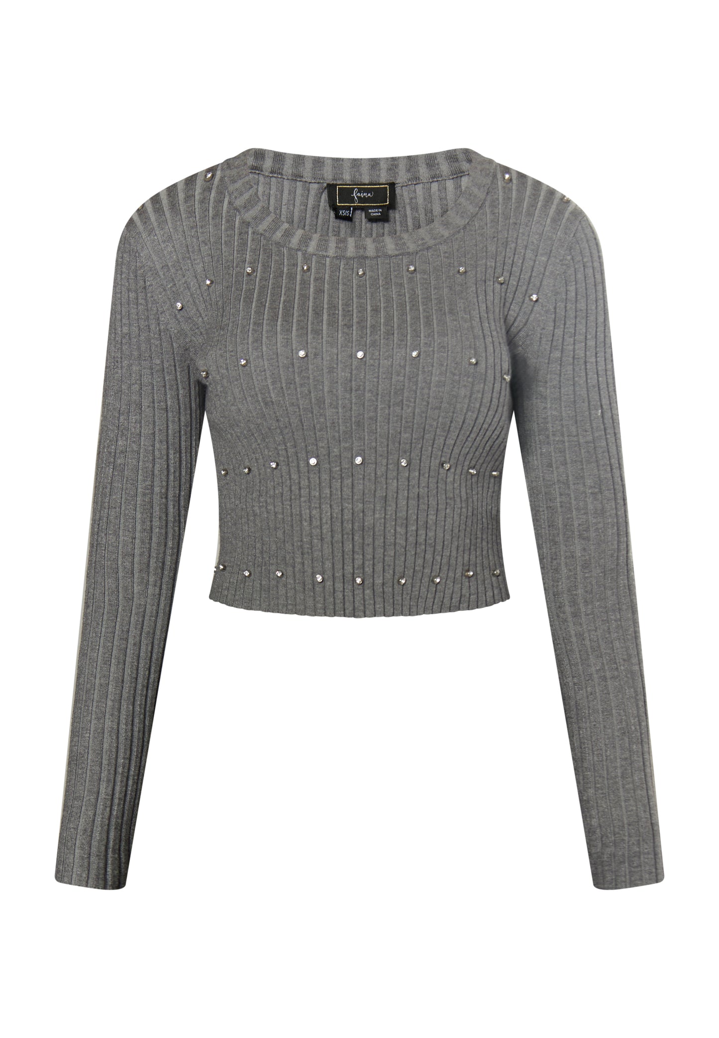 faina Pullover mit Strass-Steinen