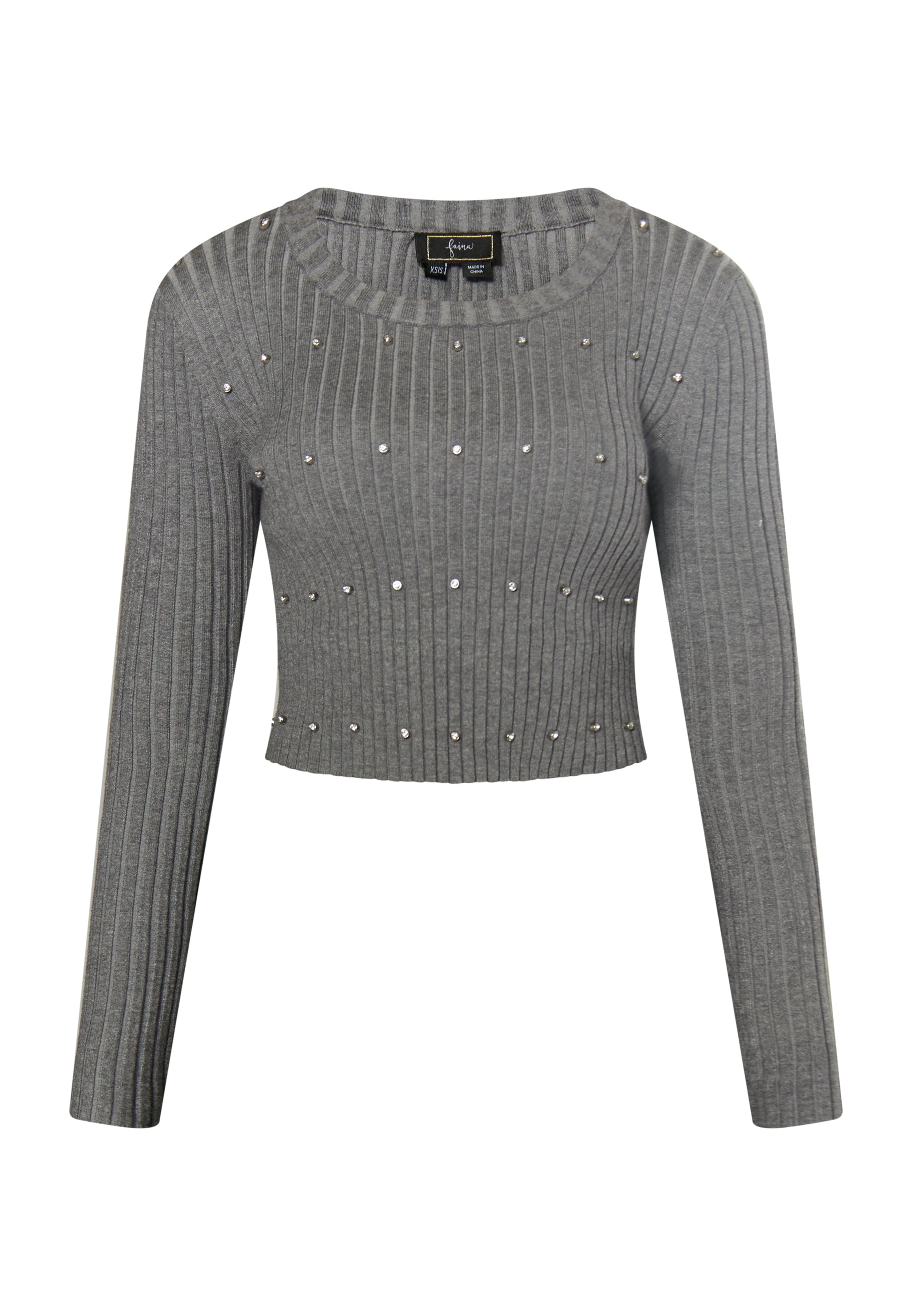 faina Pullover mit Strass-Steinen