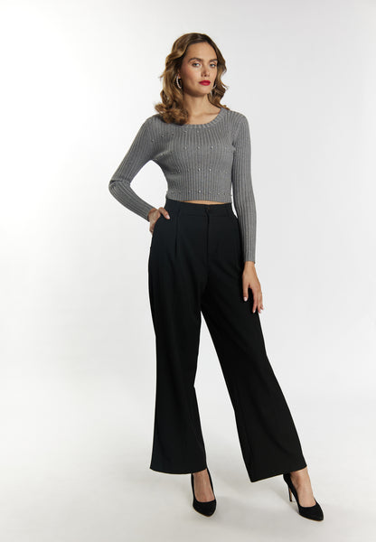 faina Pullover mit Strass-Steinen