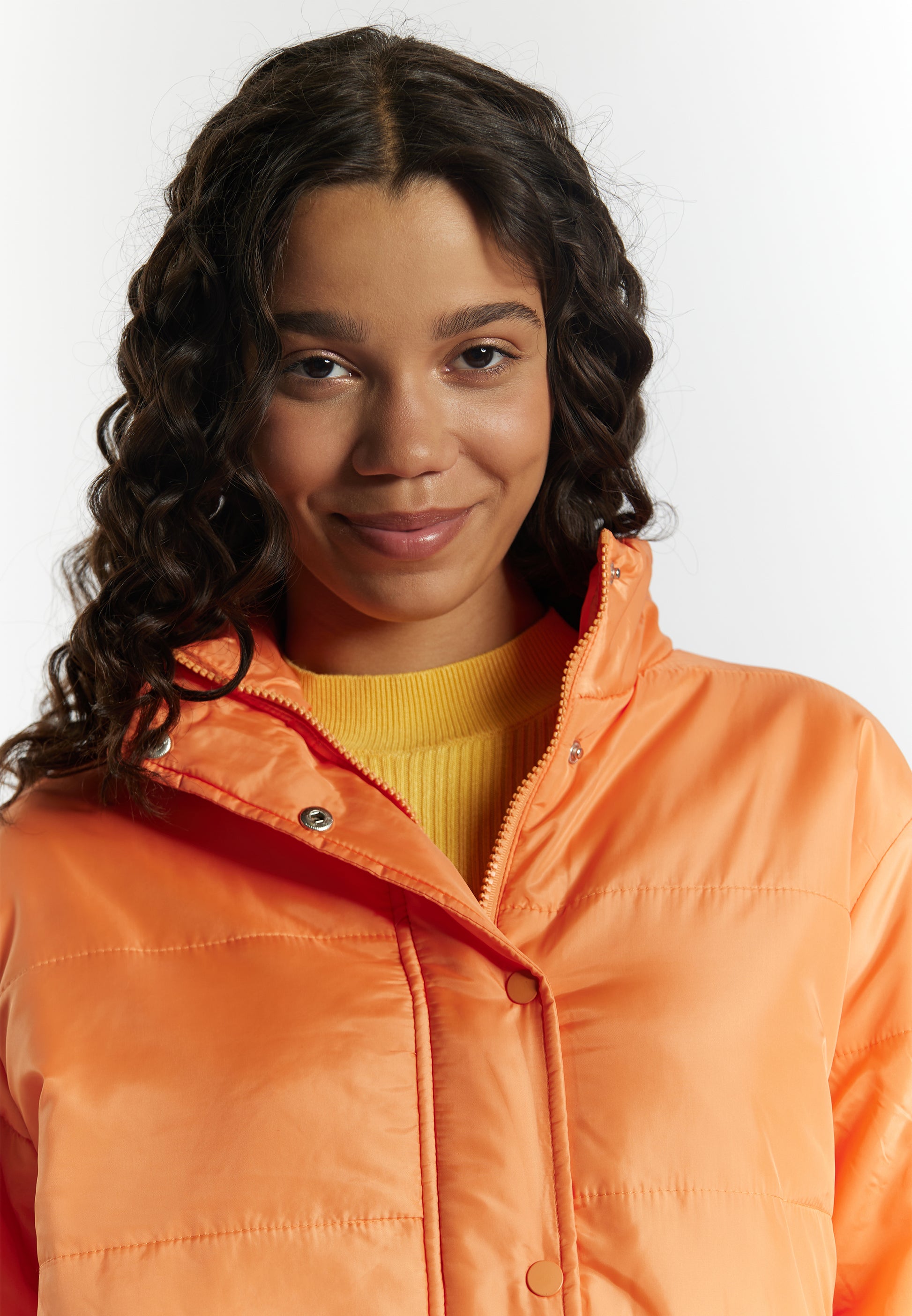 myMo Women's Leicht Wattierte Blousonjacke Blonda