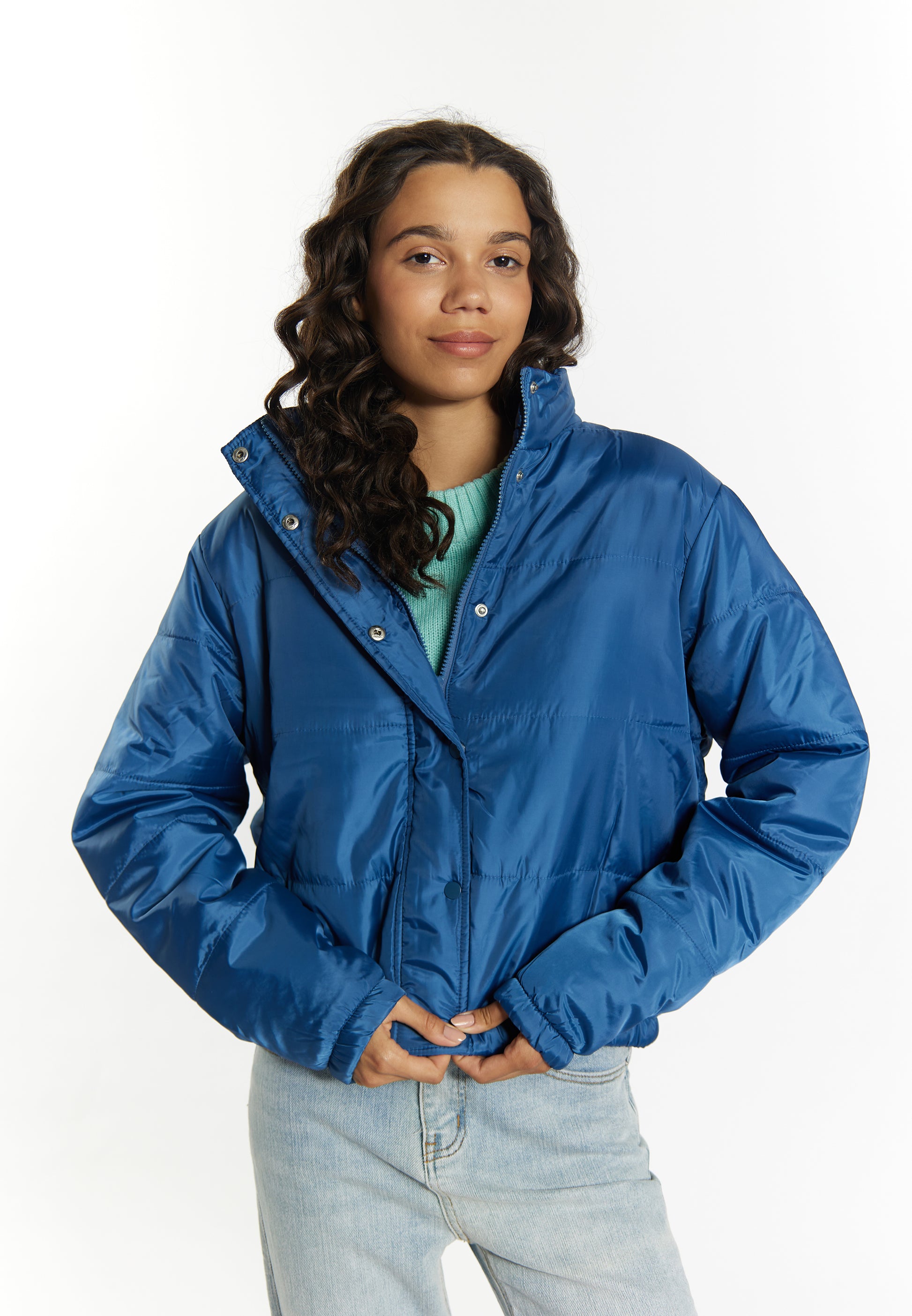 myMo Damen Ghtly Gef�tterte Blouson-Jacke