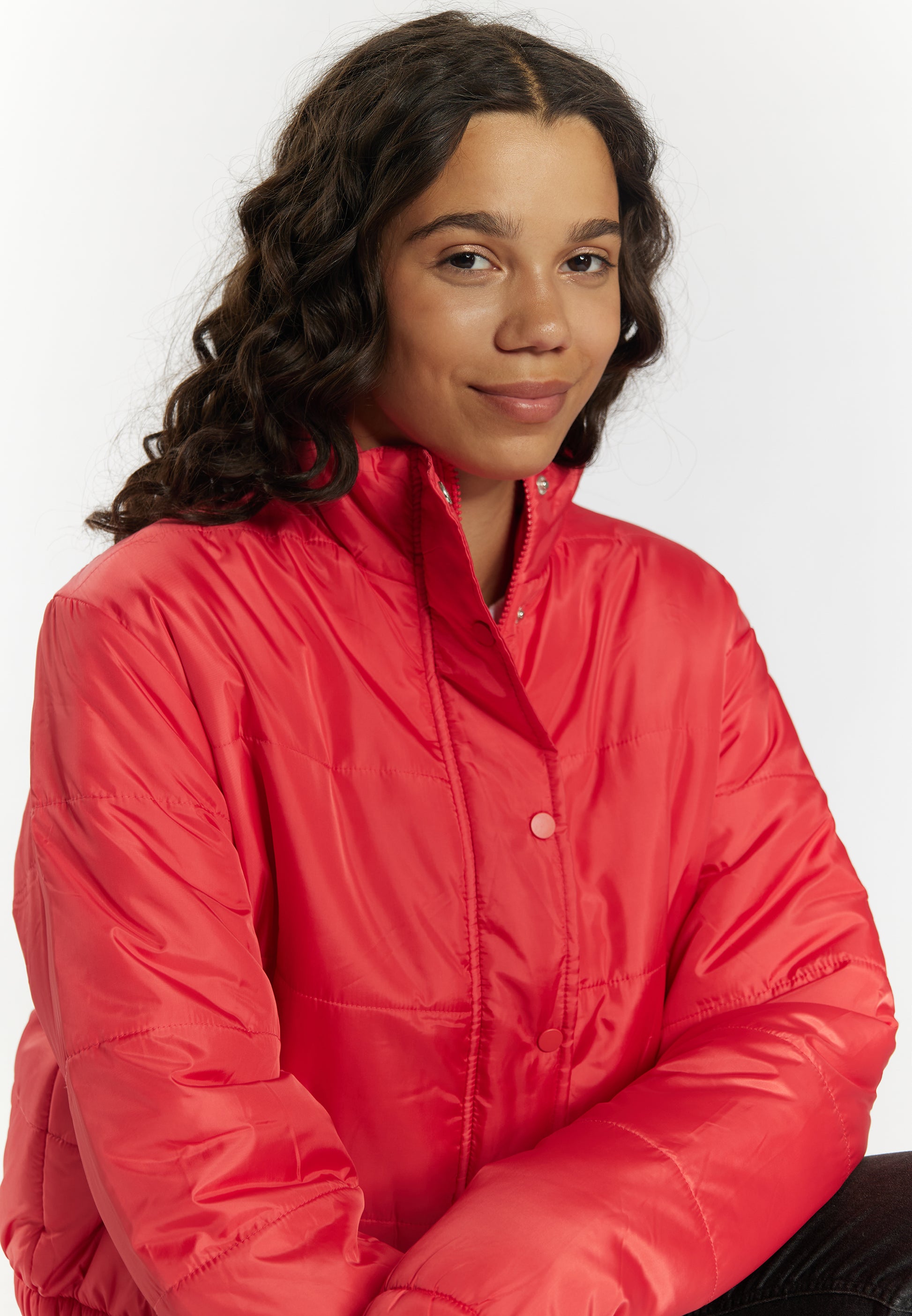 myMo Damen Ghtly Gef�tterte Blouson-Jacke