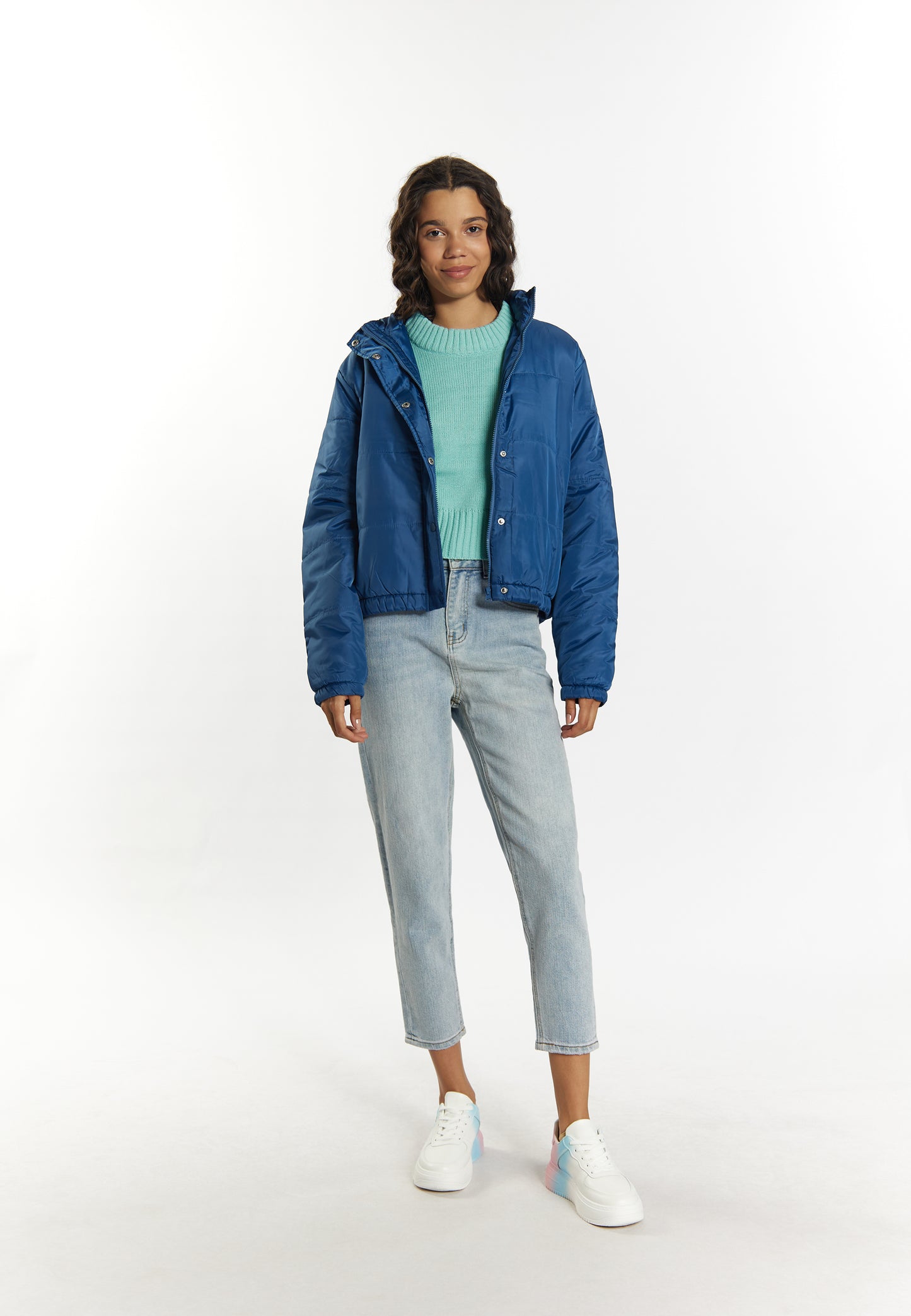 myMo Damen Ghtly Gef�tterte Blouson-Jacke